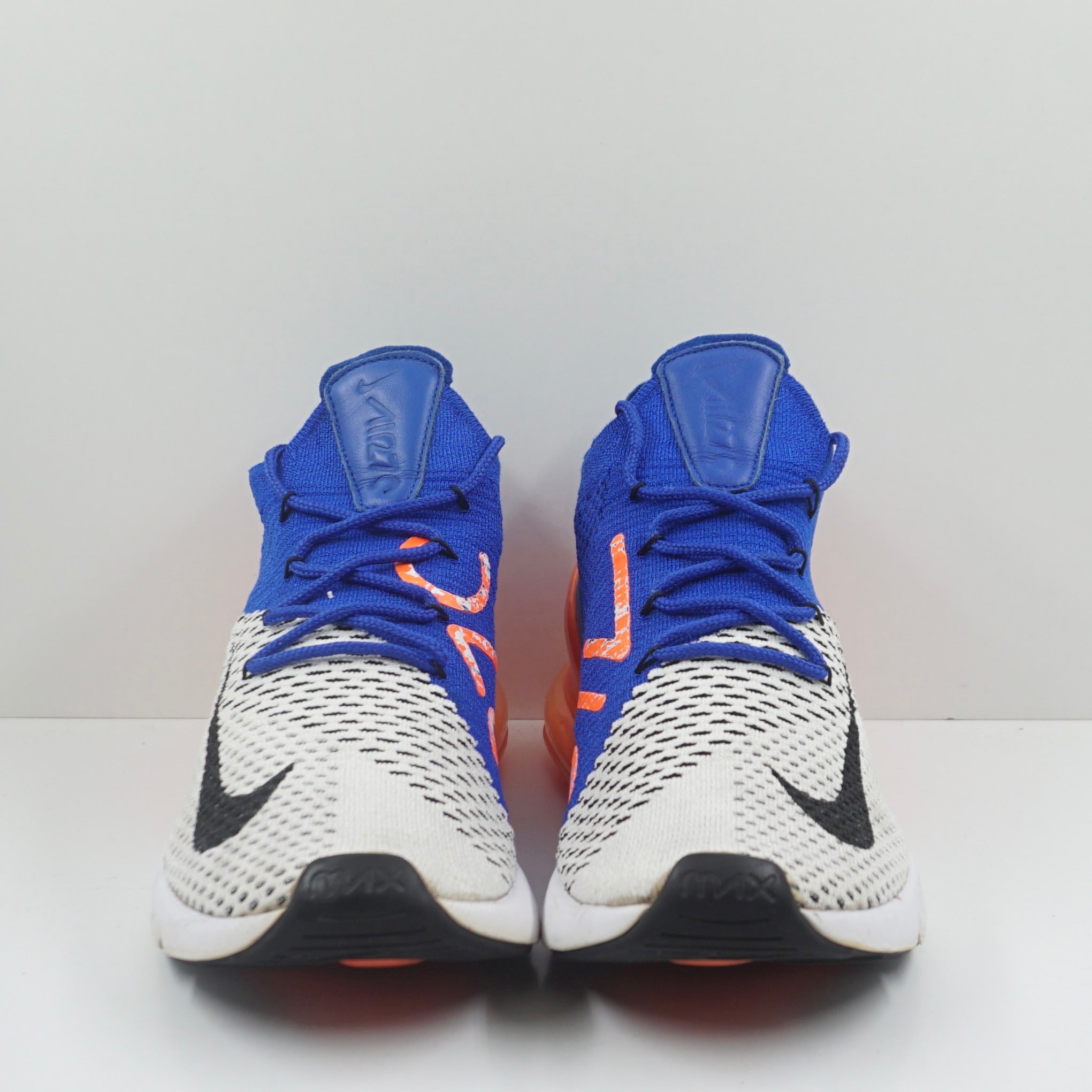 Nike Air Max 270 Flyknit Racer Blue Total Crimson