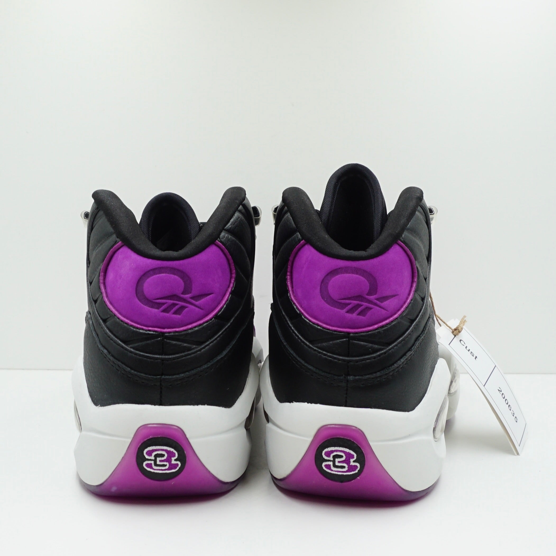 Reebok Question Mid Black Aubergine Sample