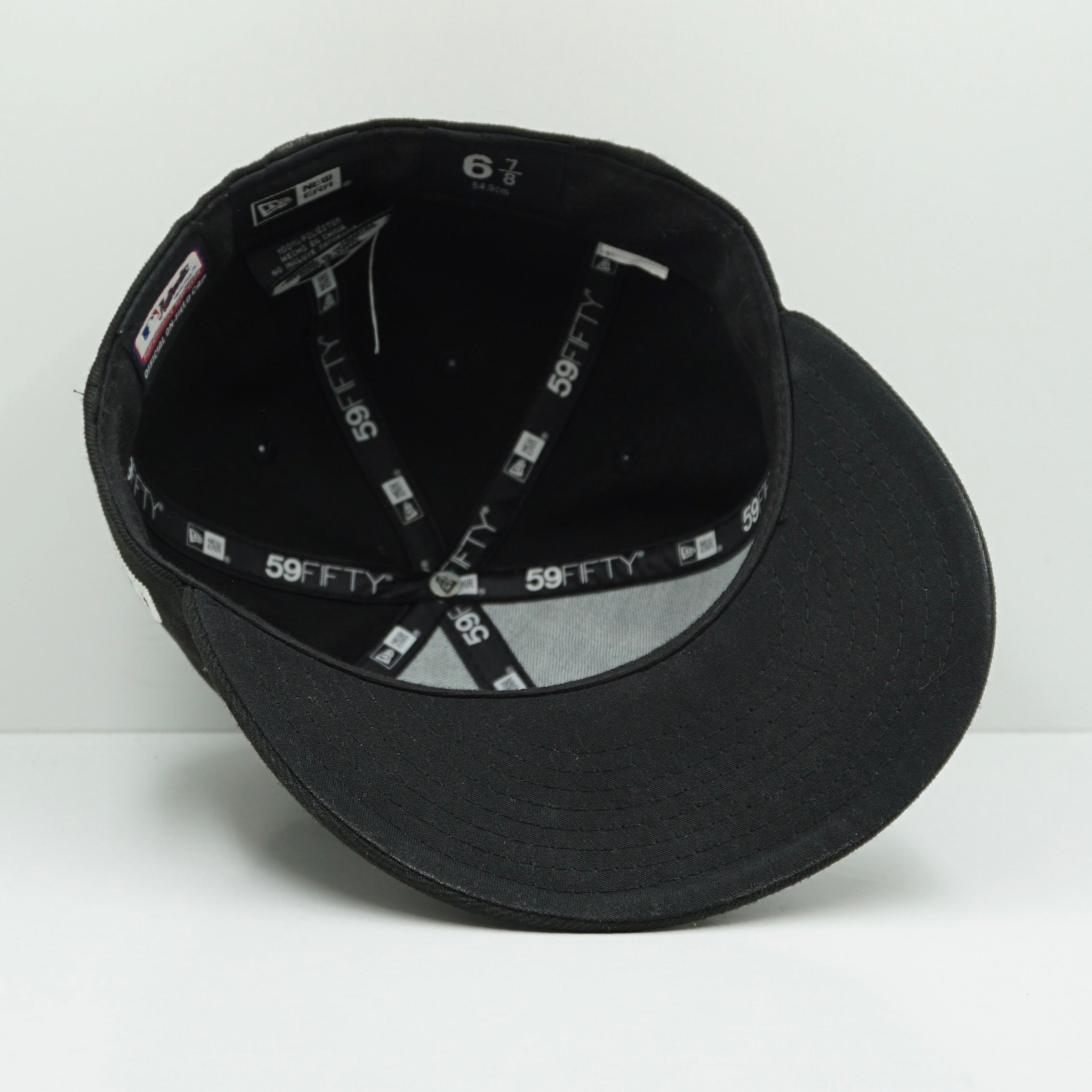 New Era White Sox Black/White Fitted Cap