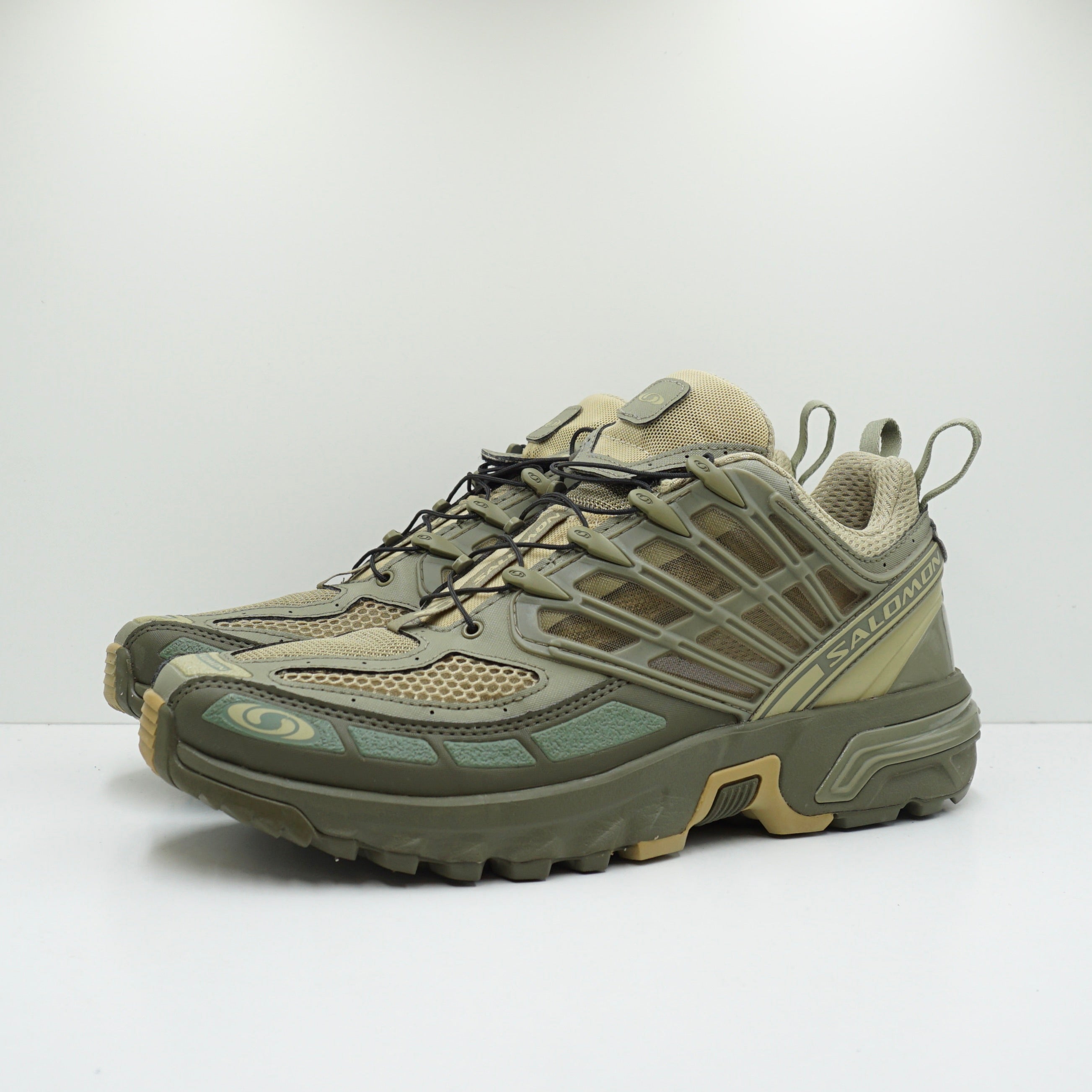Salomon Acs Pro Gray Green Deep Lichen Green Olive Night