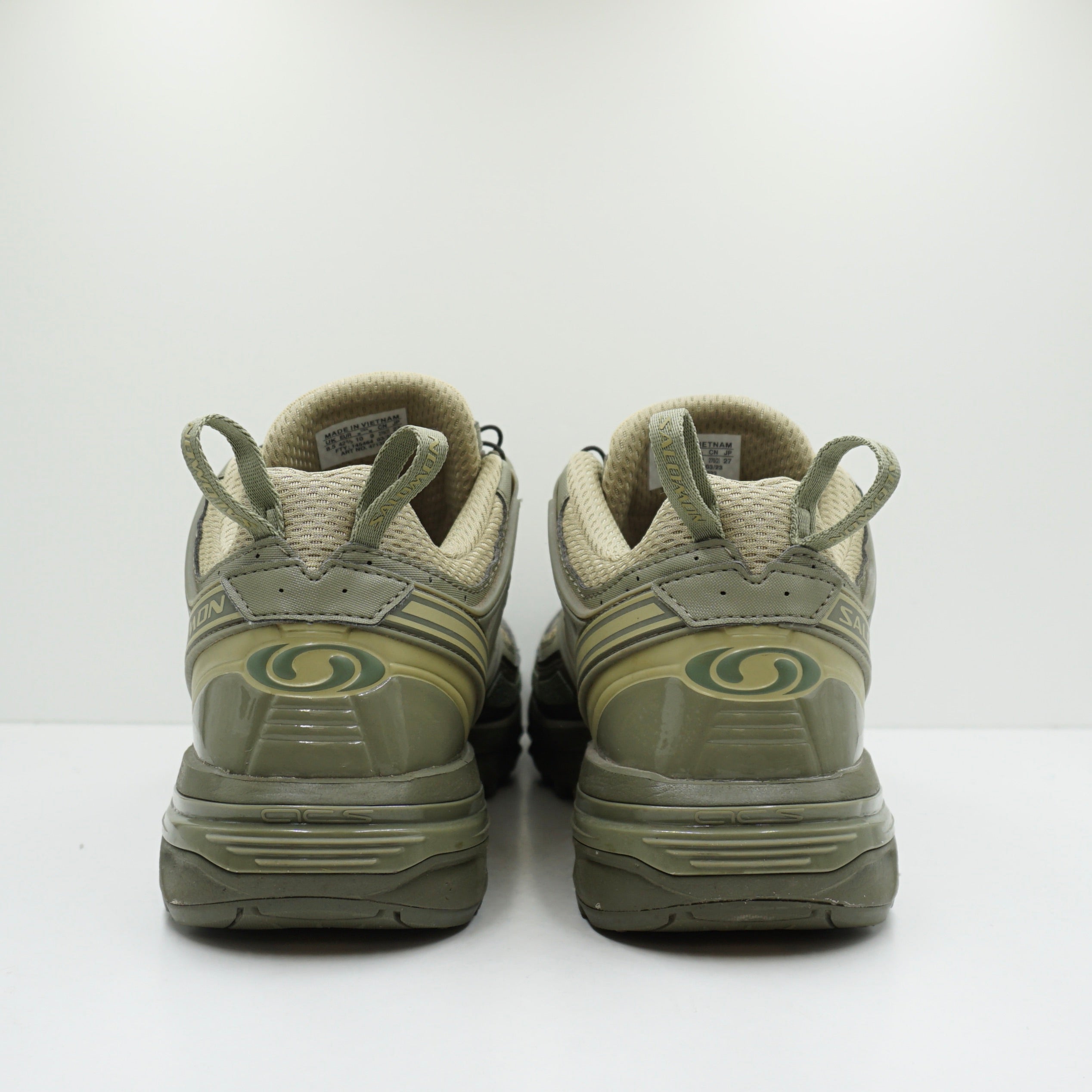 Salomon Acs Pro Gray Green Deep Lichen Green Olive Night