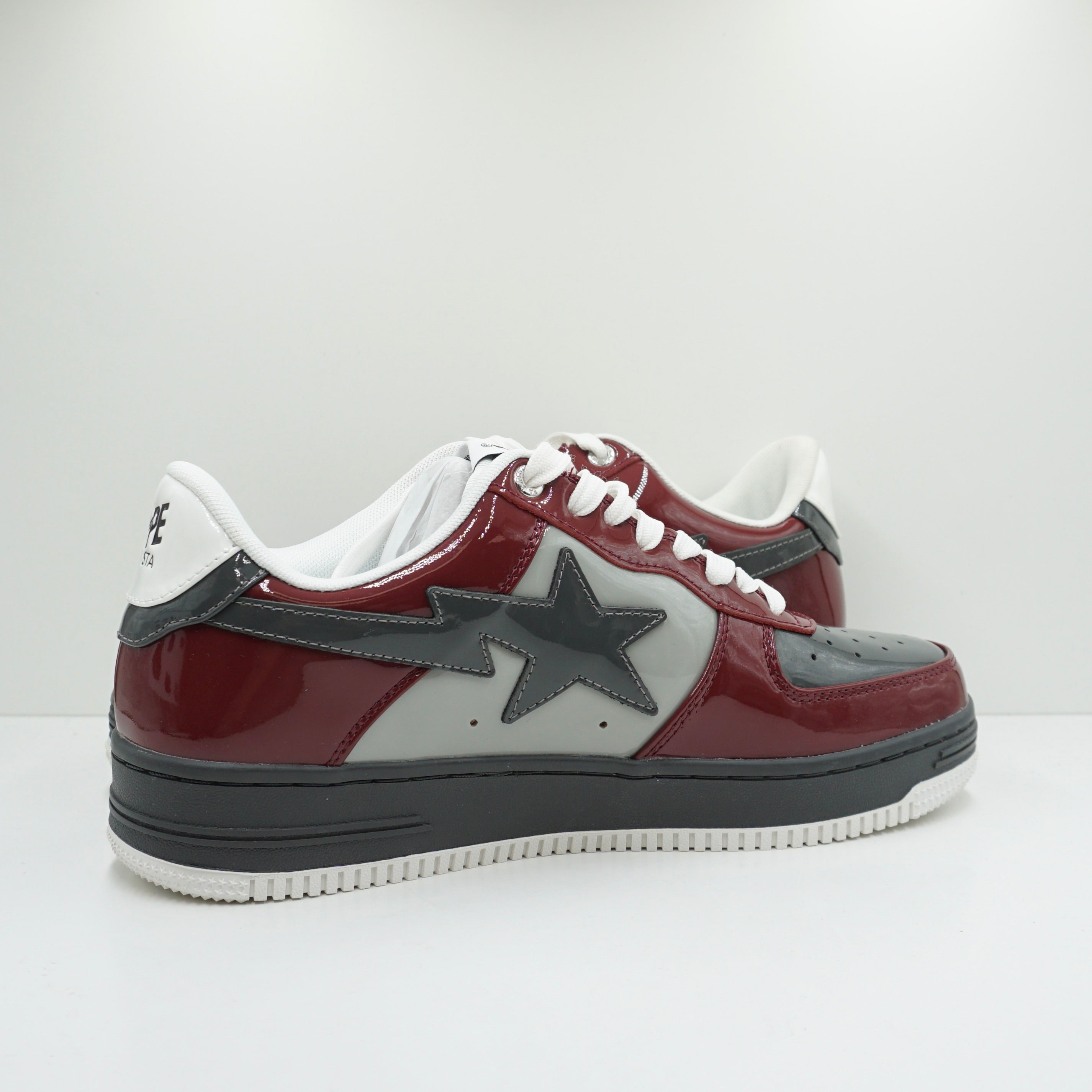A Bathing Ape Bape Sta Patent Leather #2 Brick Red