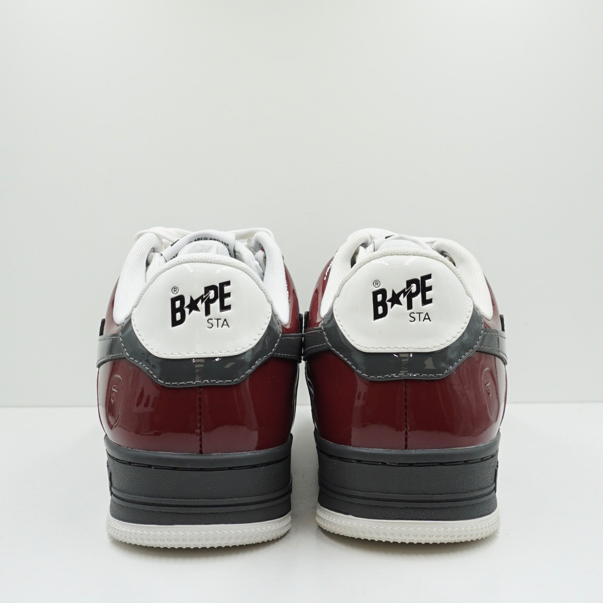 A Bathing Ape Bape Sta Patent Leather #2 Brick Red