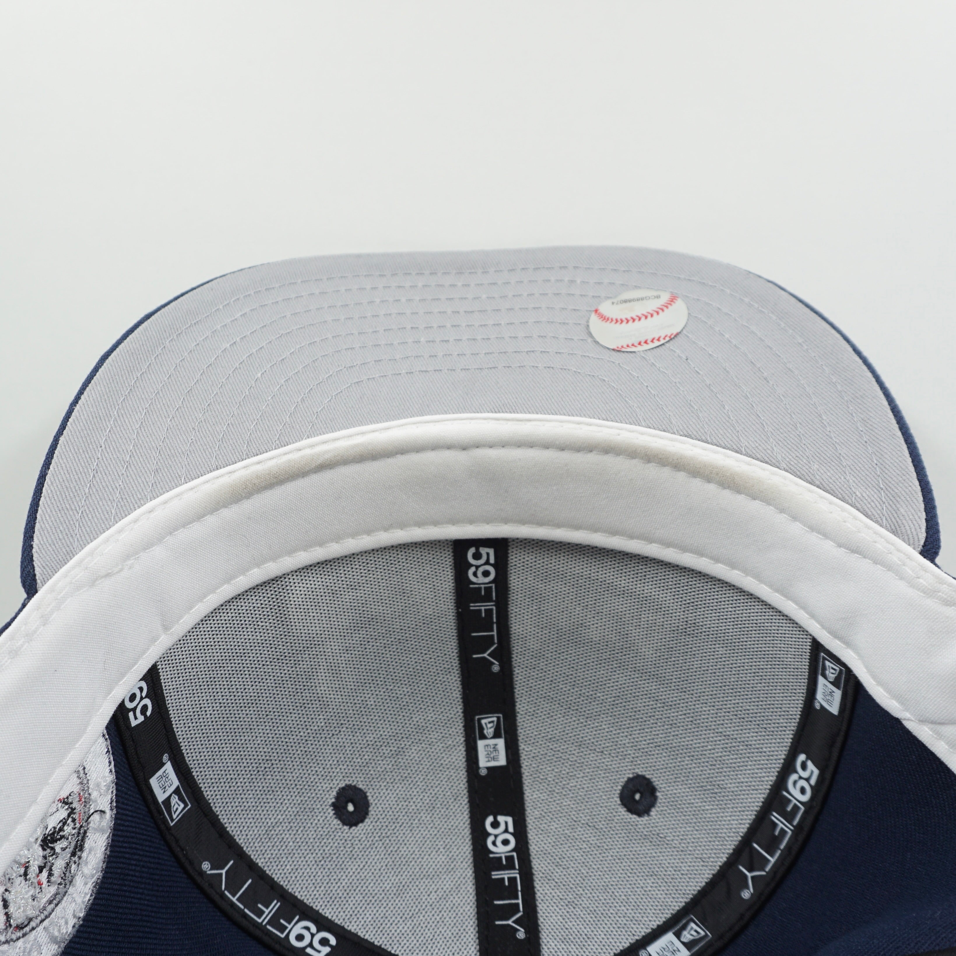 New Era Cooperstown Collection Washington Senators Ocean Side Script Edition Blue Fitted Cap