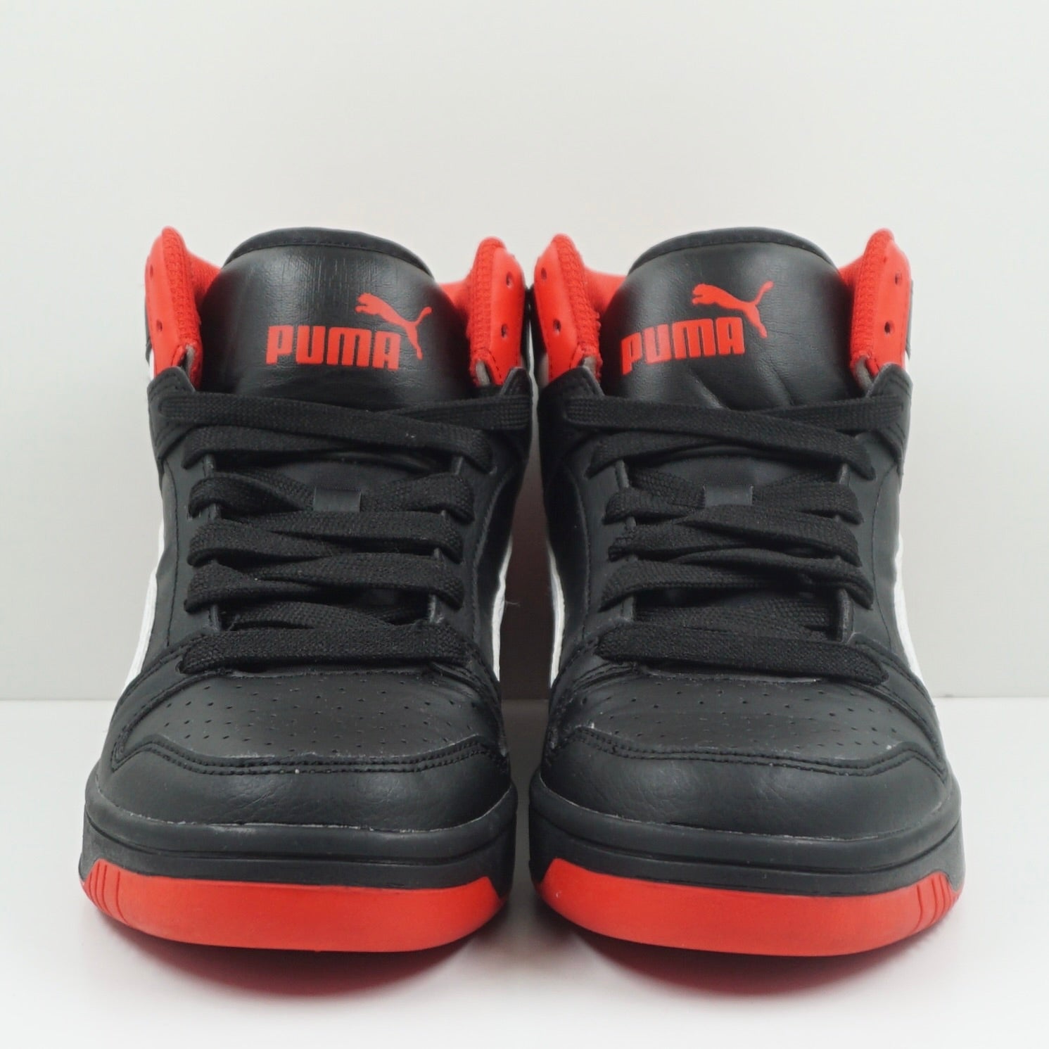 Puma Rebound Layup Mid Black Red (GS)