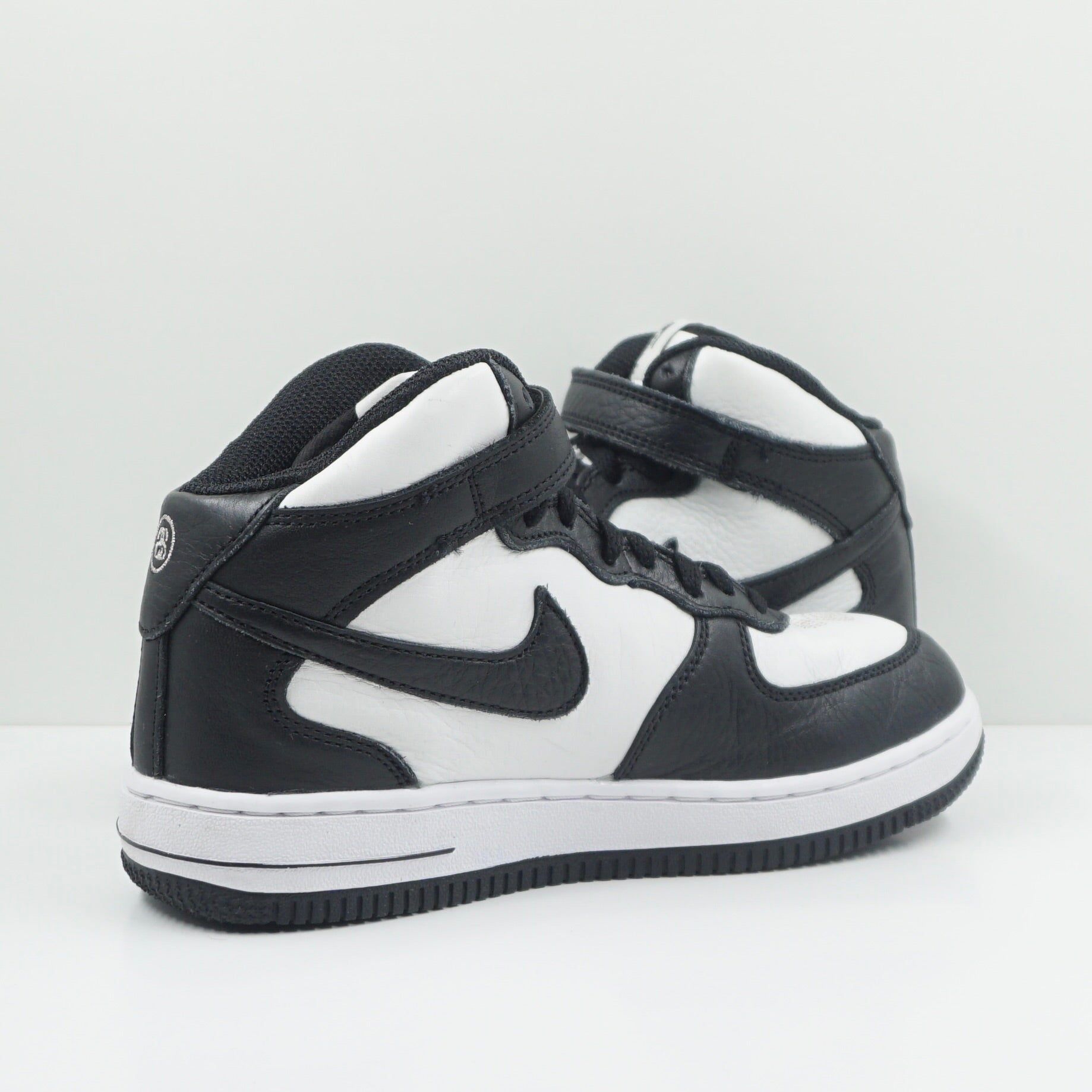Nike Air Force 1 Mid Stussy Light Bone Black (PS)