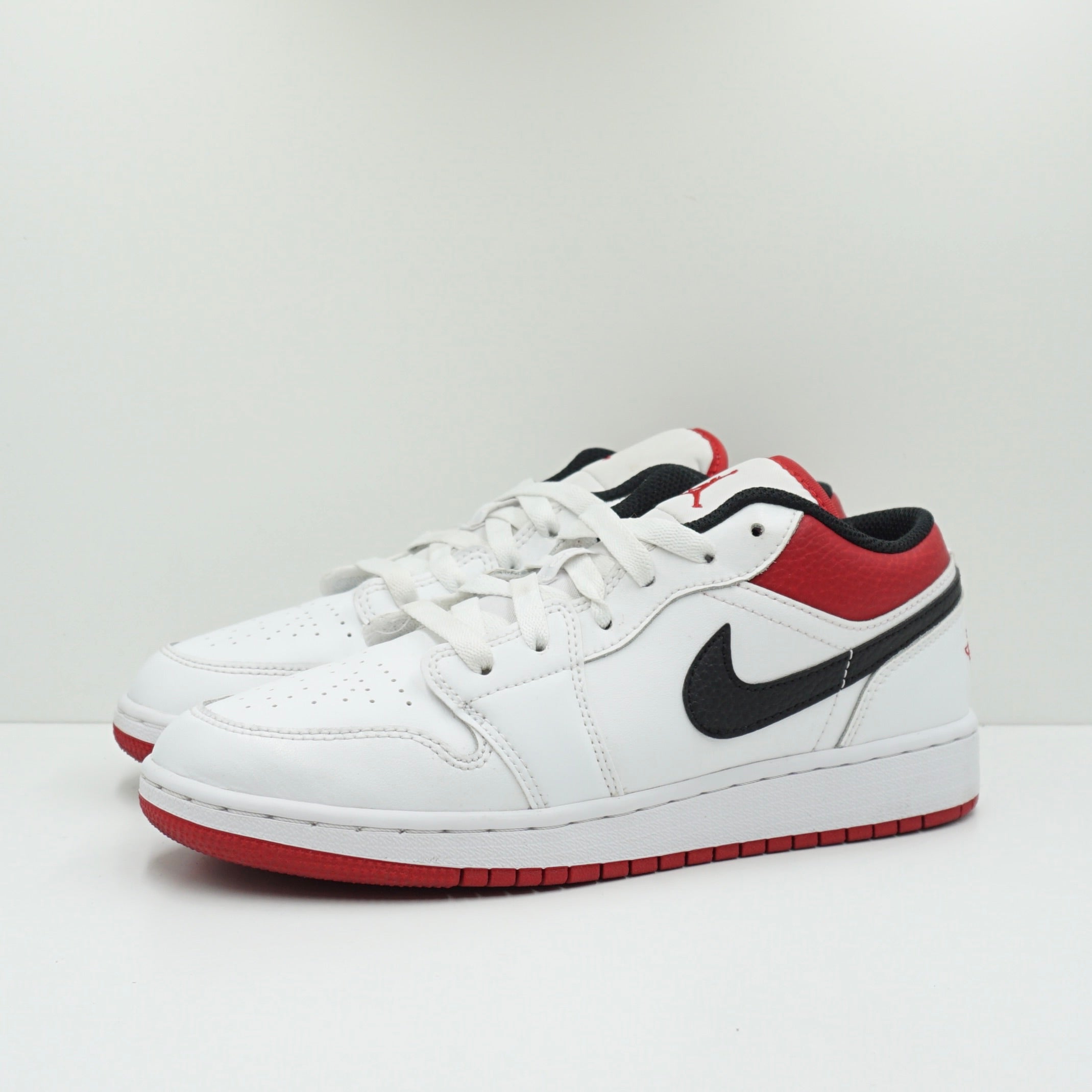 Jordan 1 Low White Gym Red (GS)