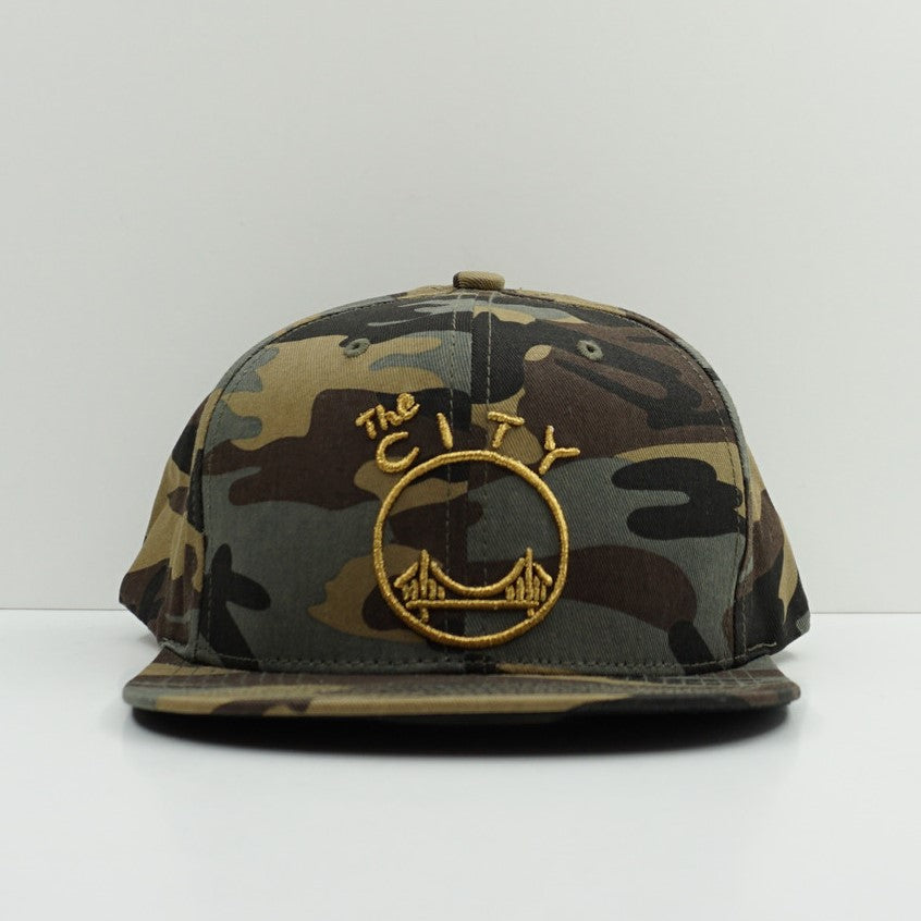 Mitchell & Ness Golden State Warriors Camo Snapback Cap