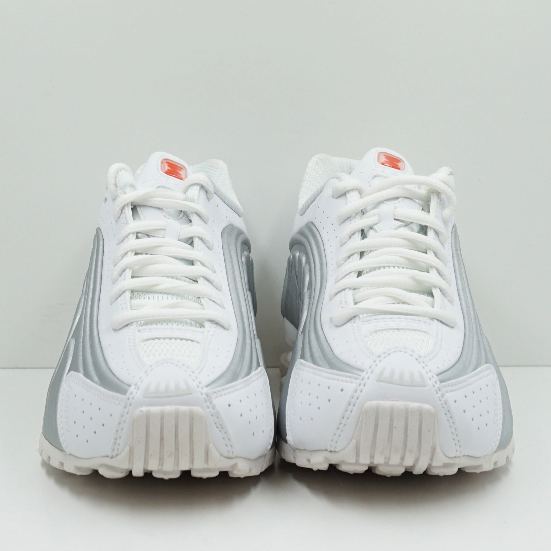 Nike Shox R4 White Metallic Silver (W)