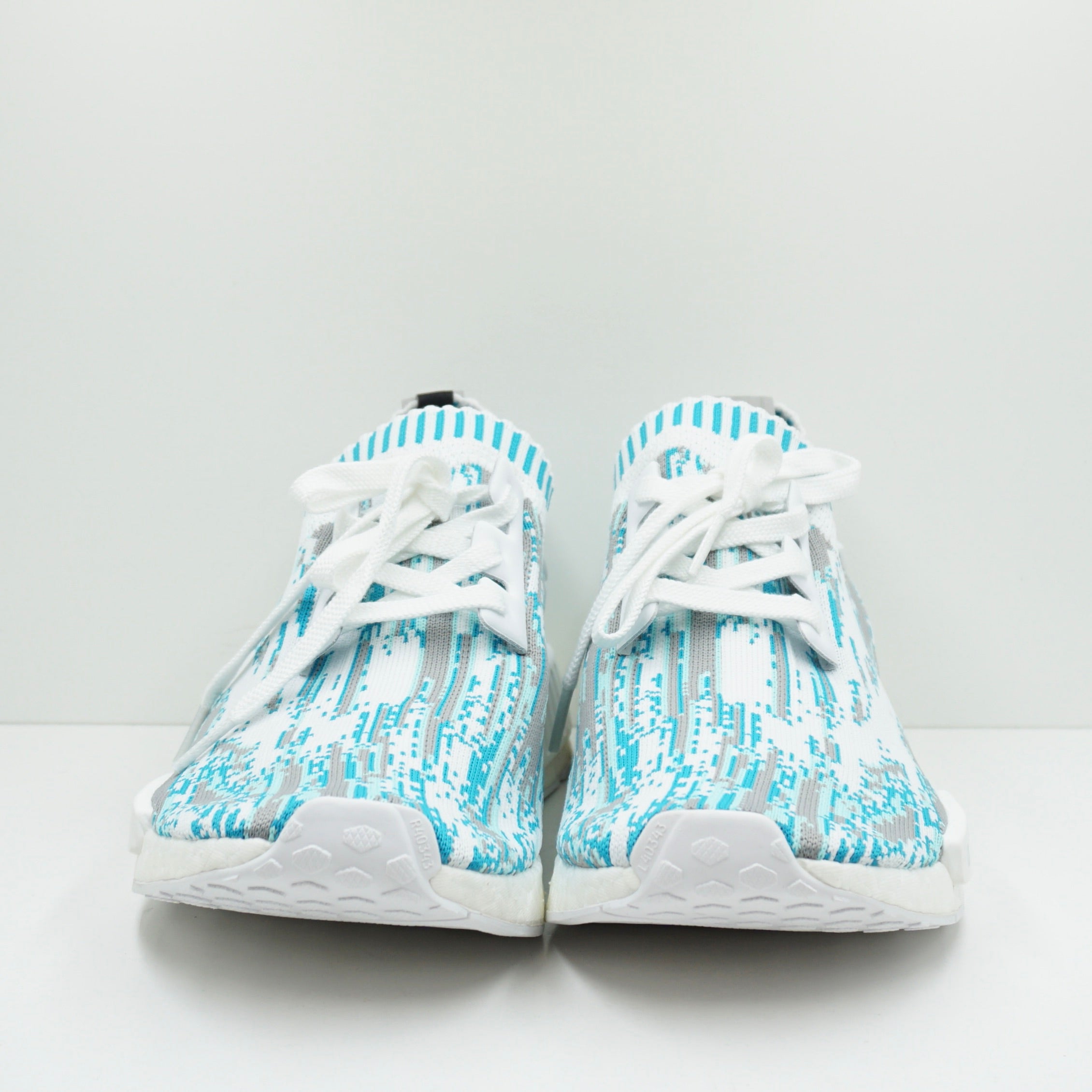 Adidas NMD R1 Sneakersnstuff Datamosh Clear Aqua