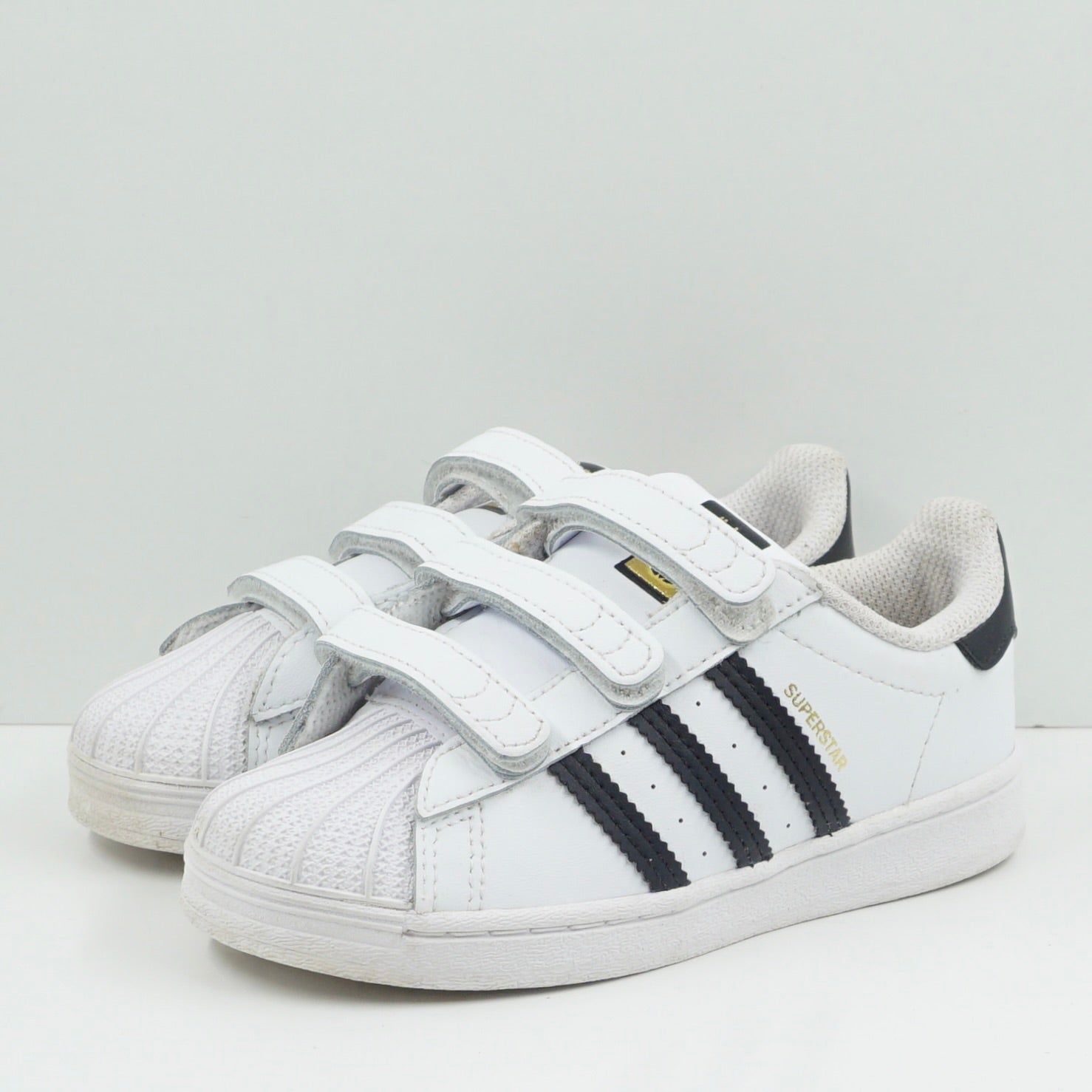 Adidas Superstar Strap Cloud White Core Black Toddler