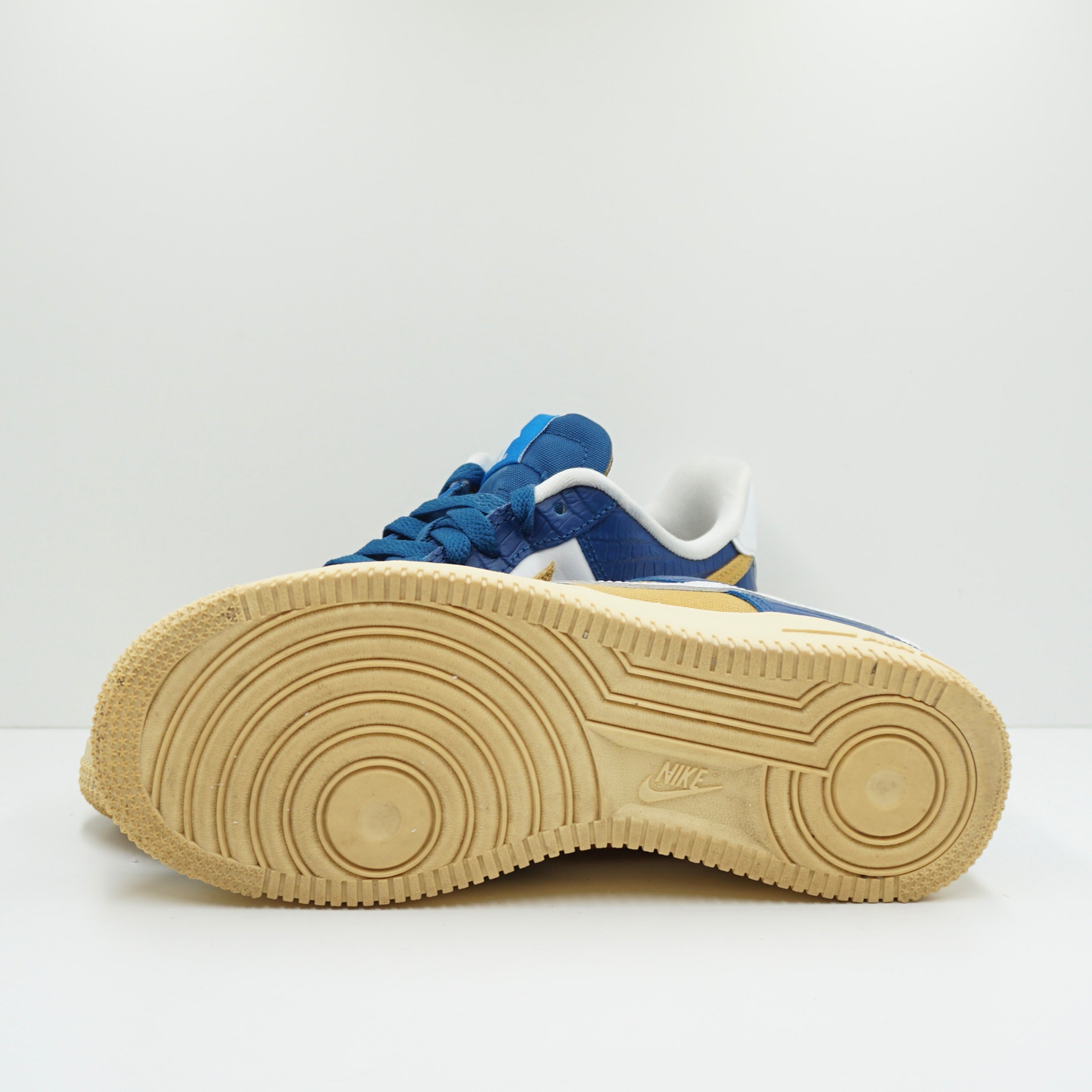 Nike Air Force 1 Low SP Undefeated 5 On It Blue Yellow Croc