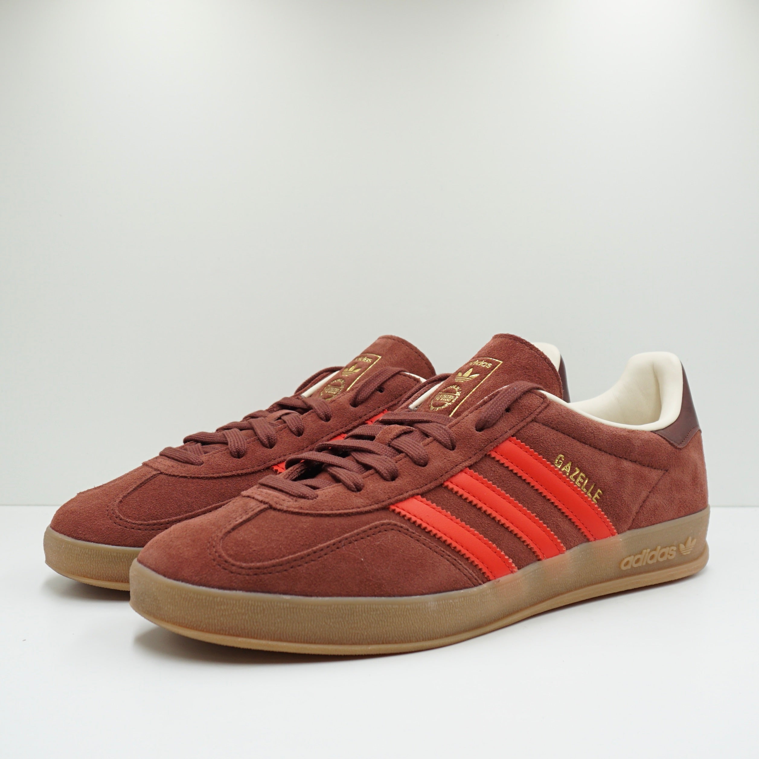 赤20、ブラウン20、キャメル30 Adidas Gazelle Indoor Fox Brown Red