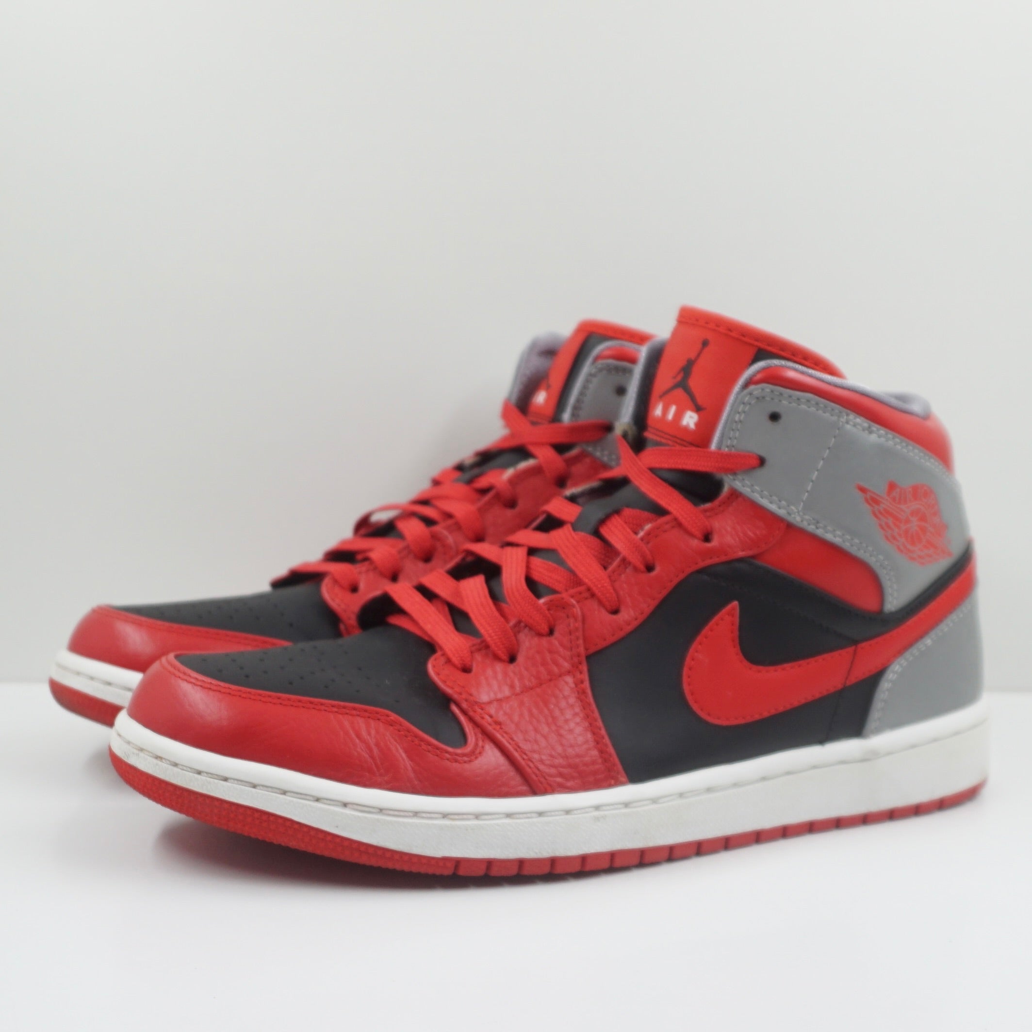 Jordan 1 Mid Fire Red Cement (2013)