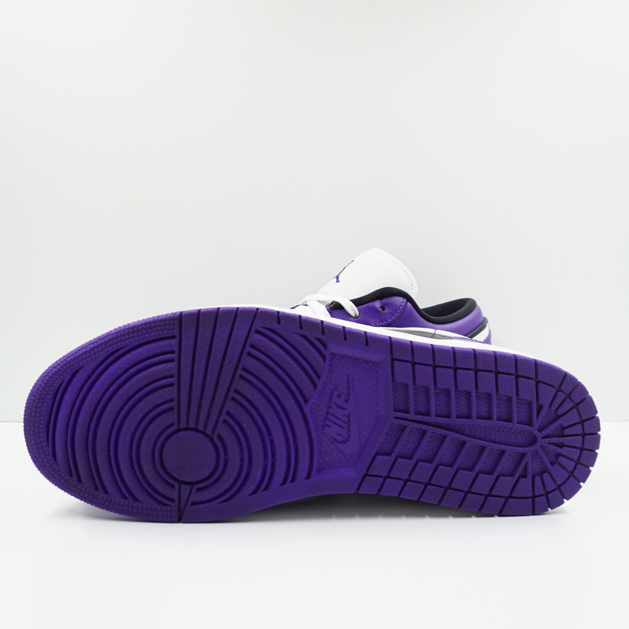 Jordan 1 Low Court Purple Black White