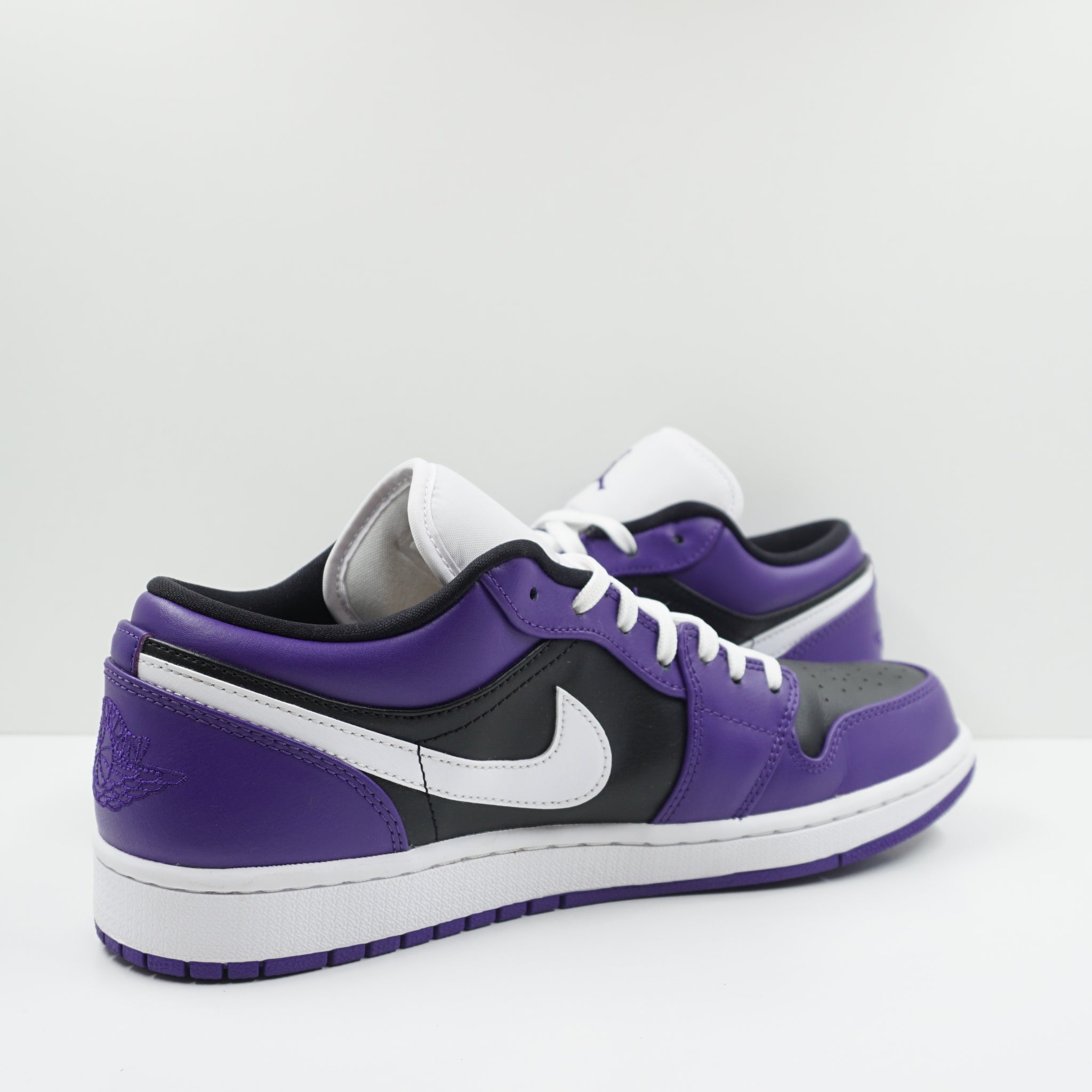 Jordan 1 Low Court Purple Black White