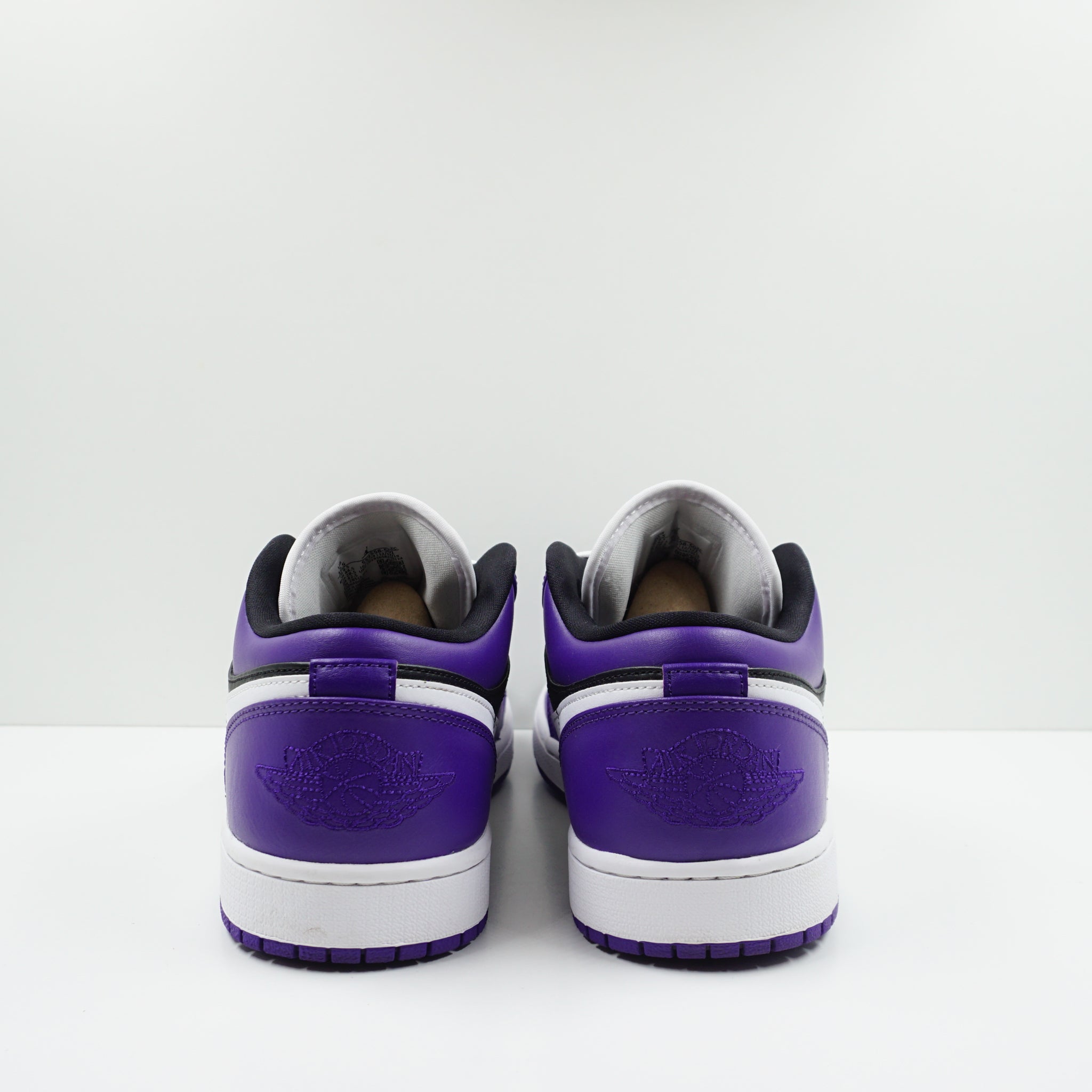 Jordan 1 Low Court Purple Black White
