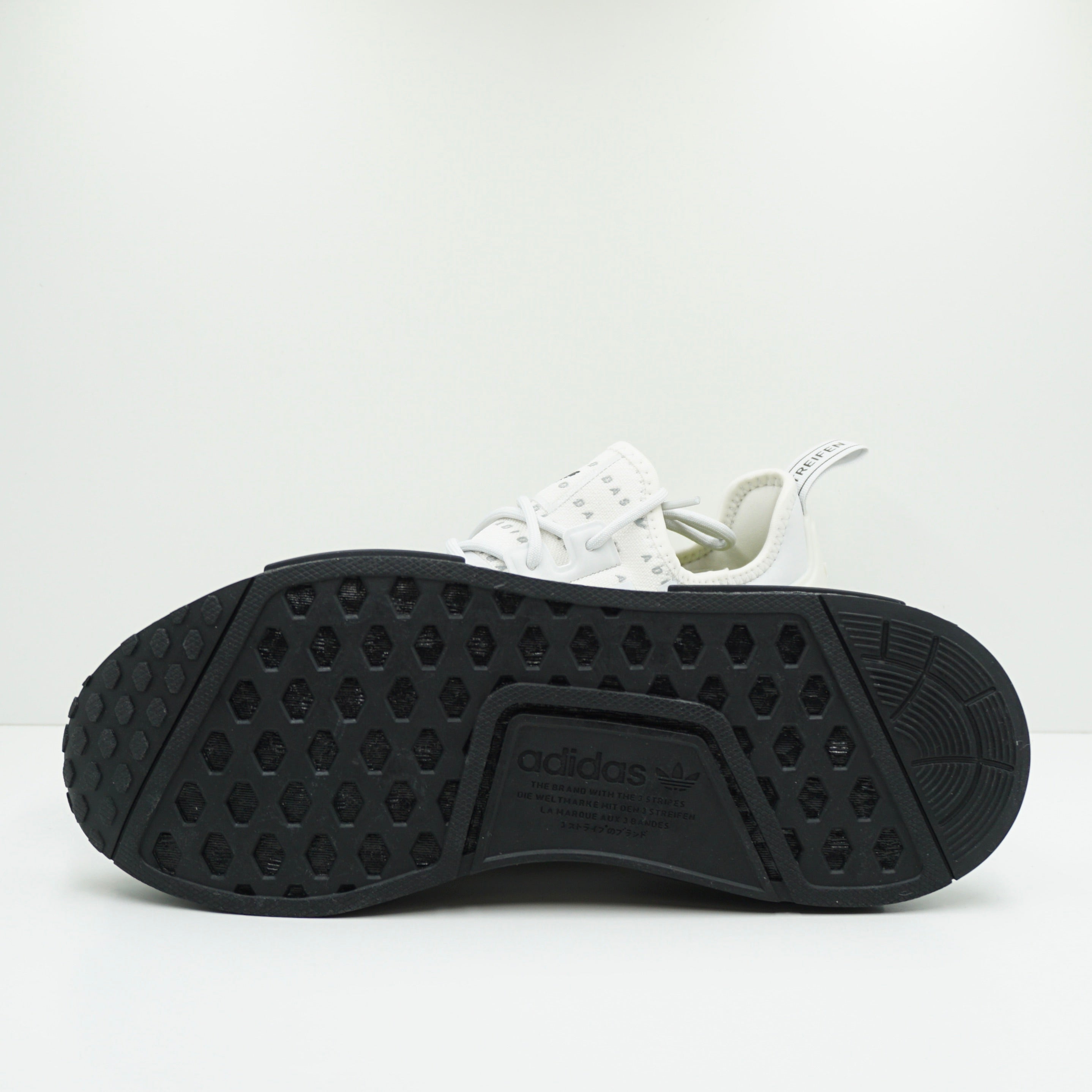 Adidas NMD R1 White Team Solar Yellow