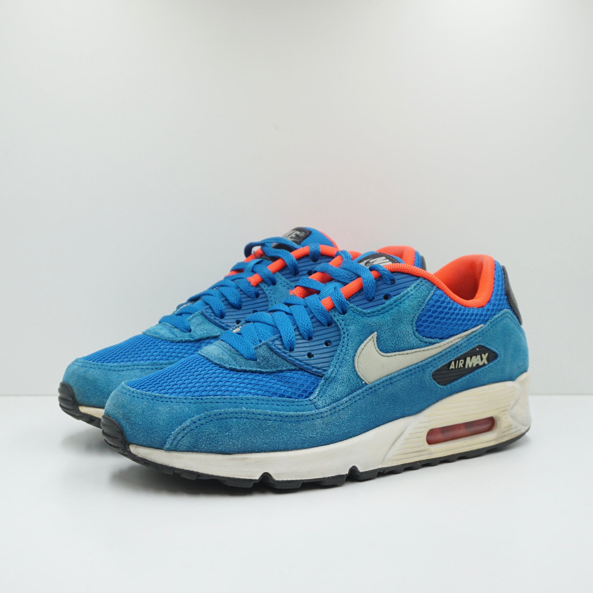 90 Essential Nike Air Max Orange Blau Nike Air Max 90 Thunder Blue