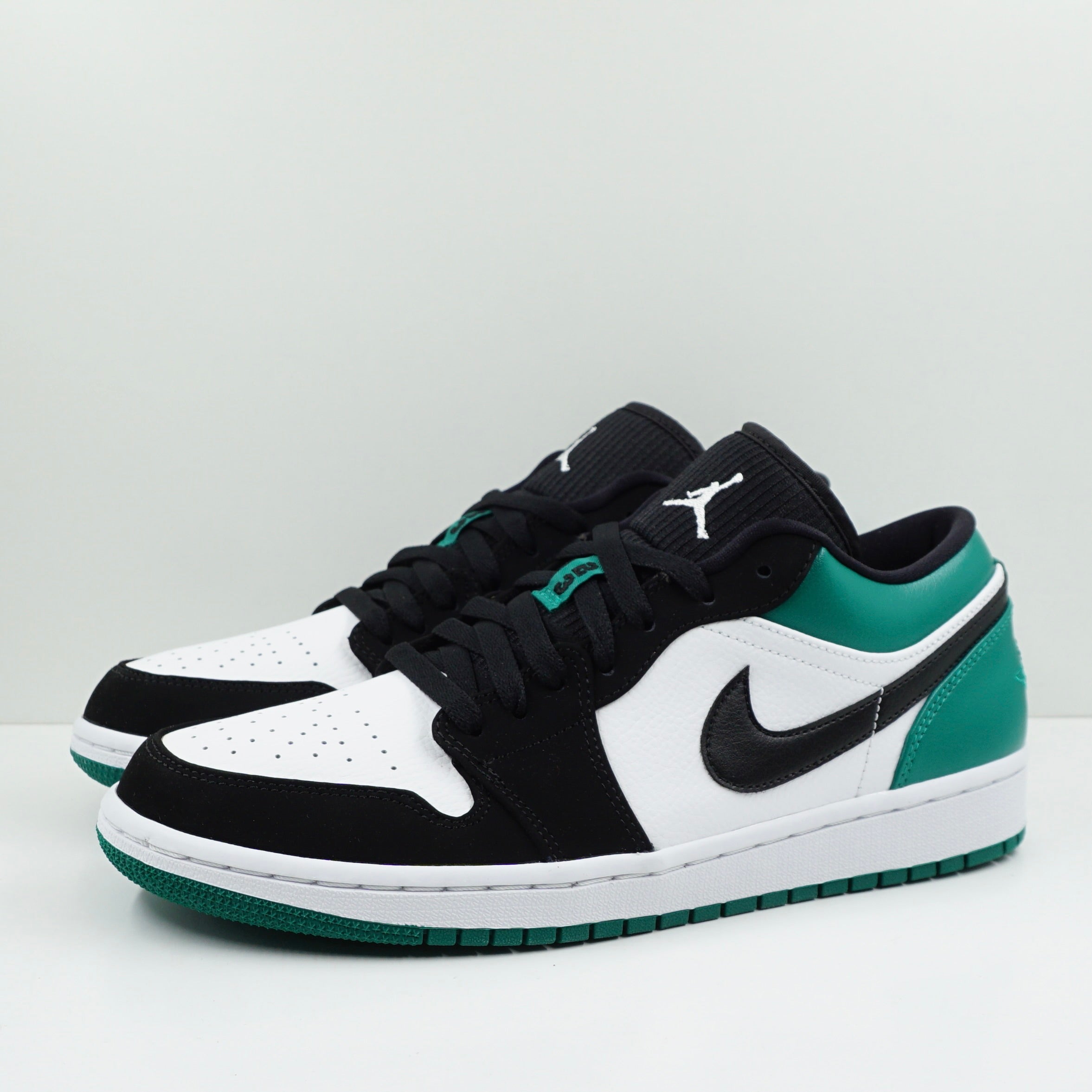 Jordan 1 Low White Black Mystic Green