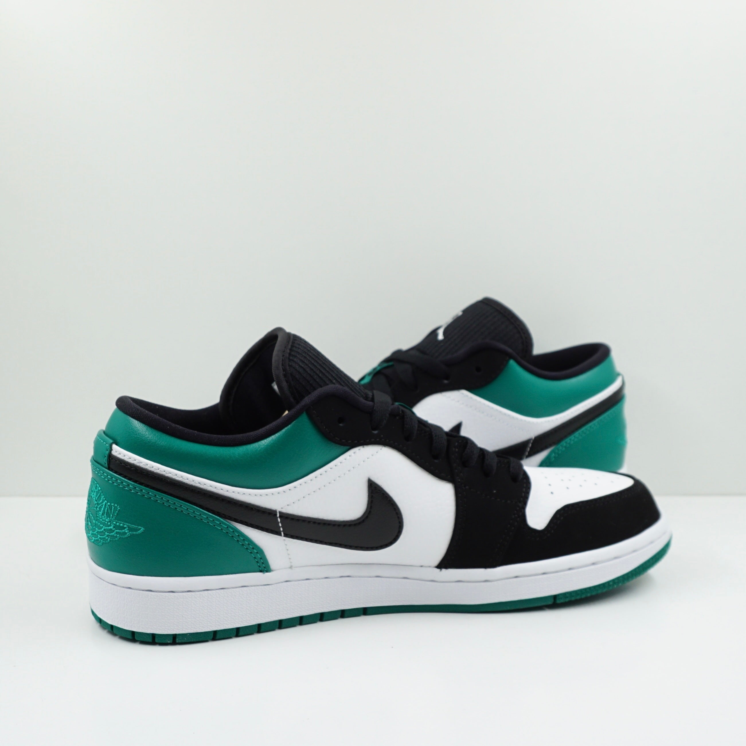 Jordan 1 Low White Black Mystic Green