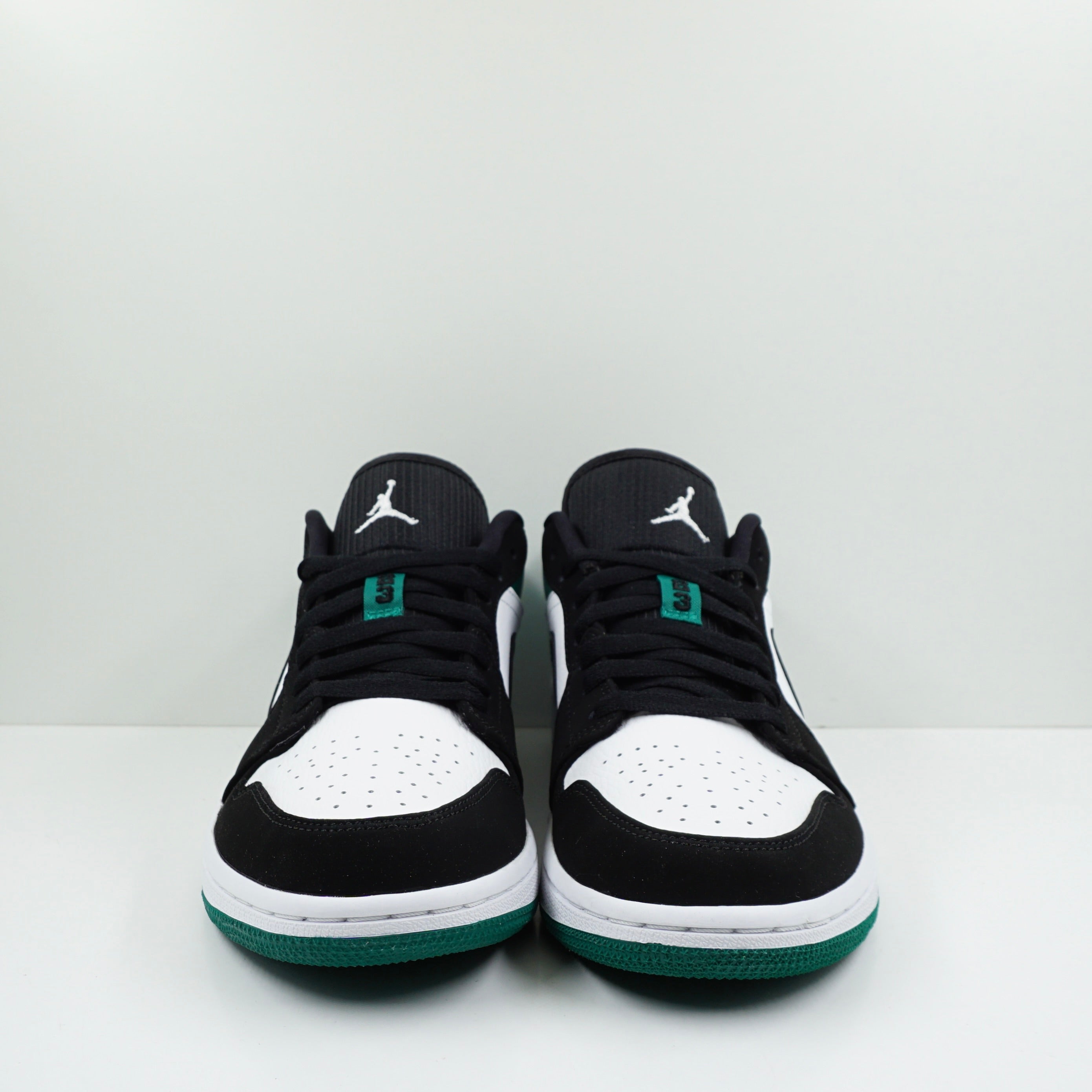 Jordan 1 Low White Black Mystic Green