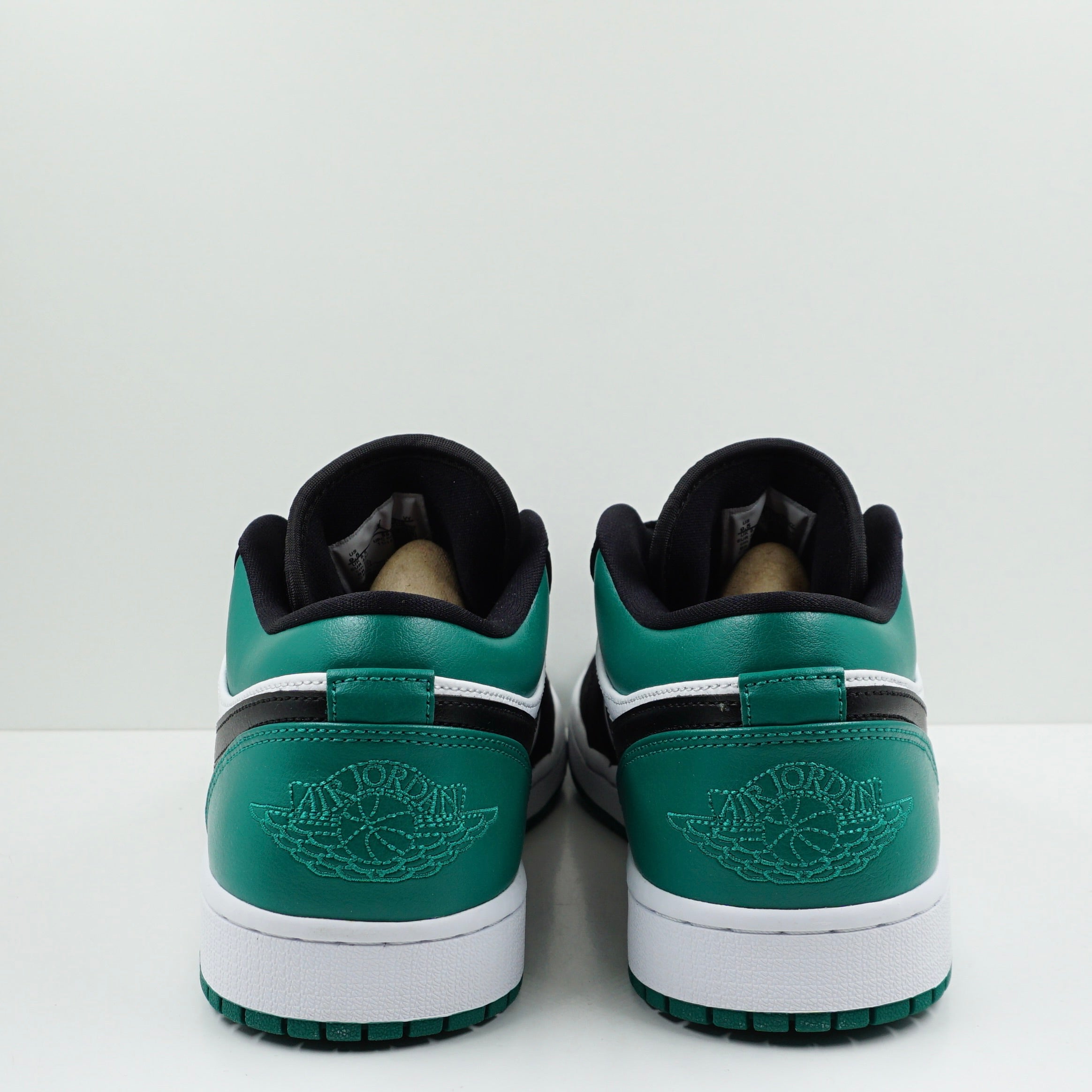 Jordan 1 Low White Black Mystic Green