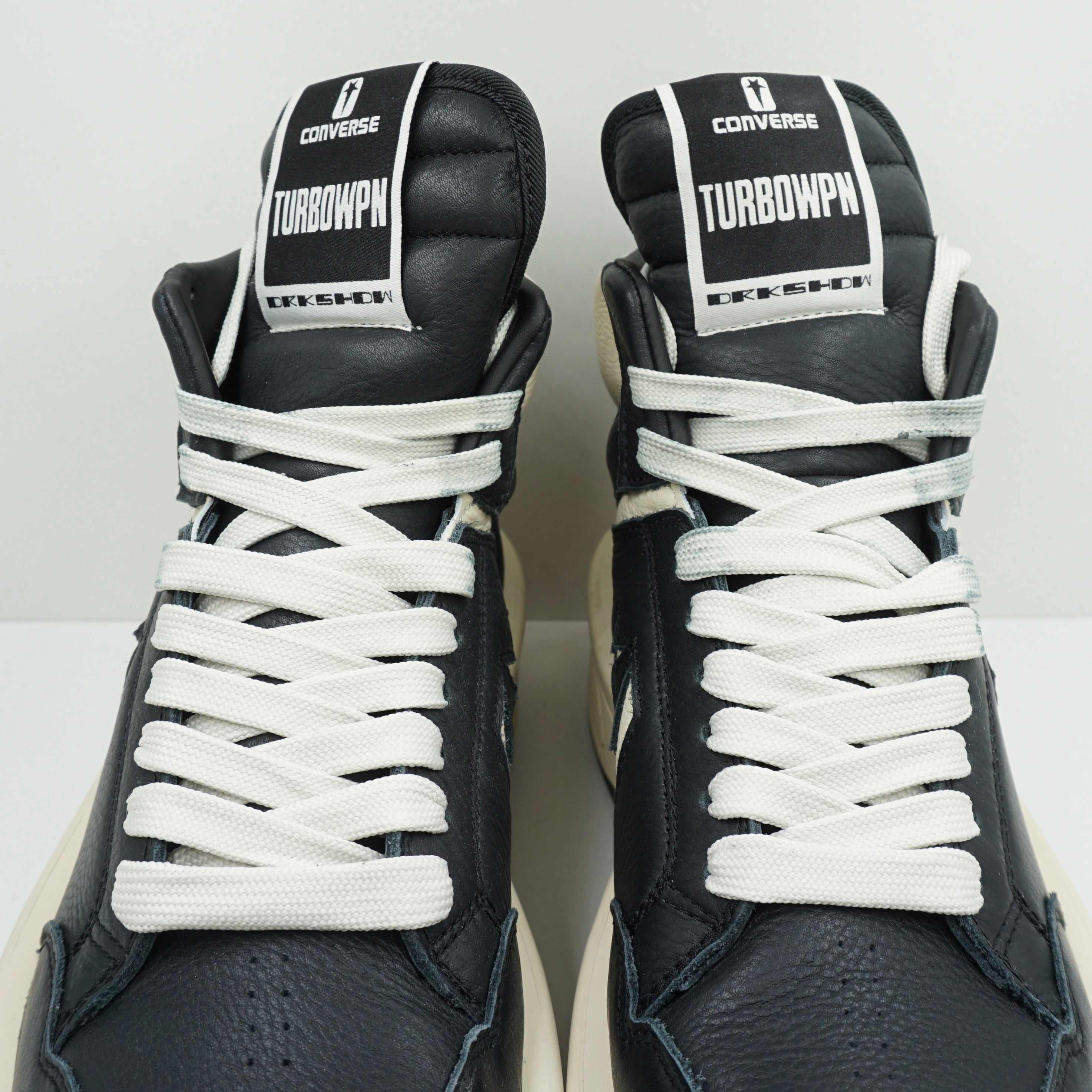 Converse TURBOWPN Mid Rick Owens DRKSHDW Black Cloud Cream