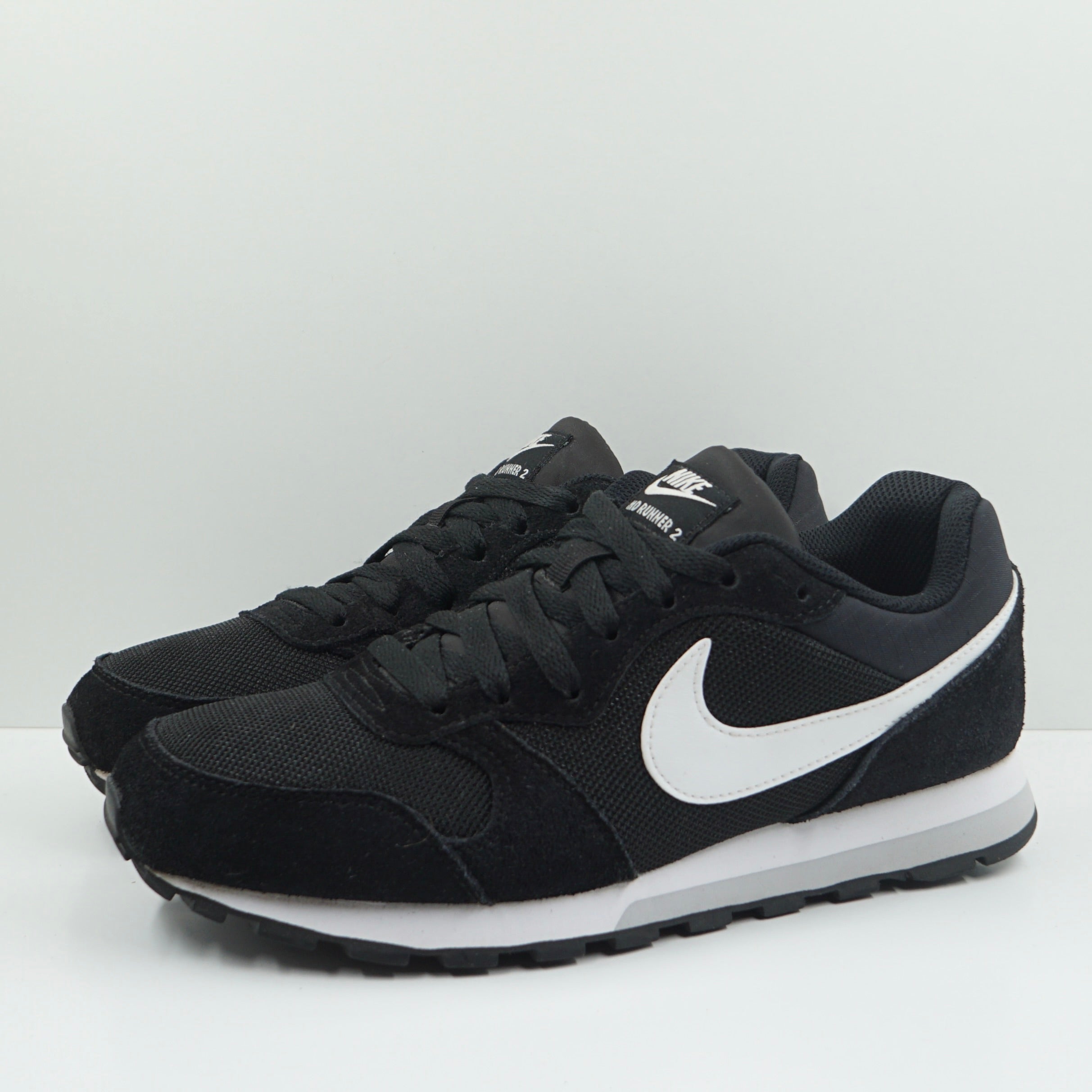 Nike MD Runner 2 Black Wolf Grey White (W)