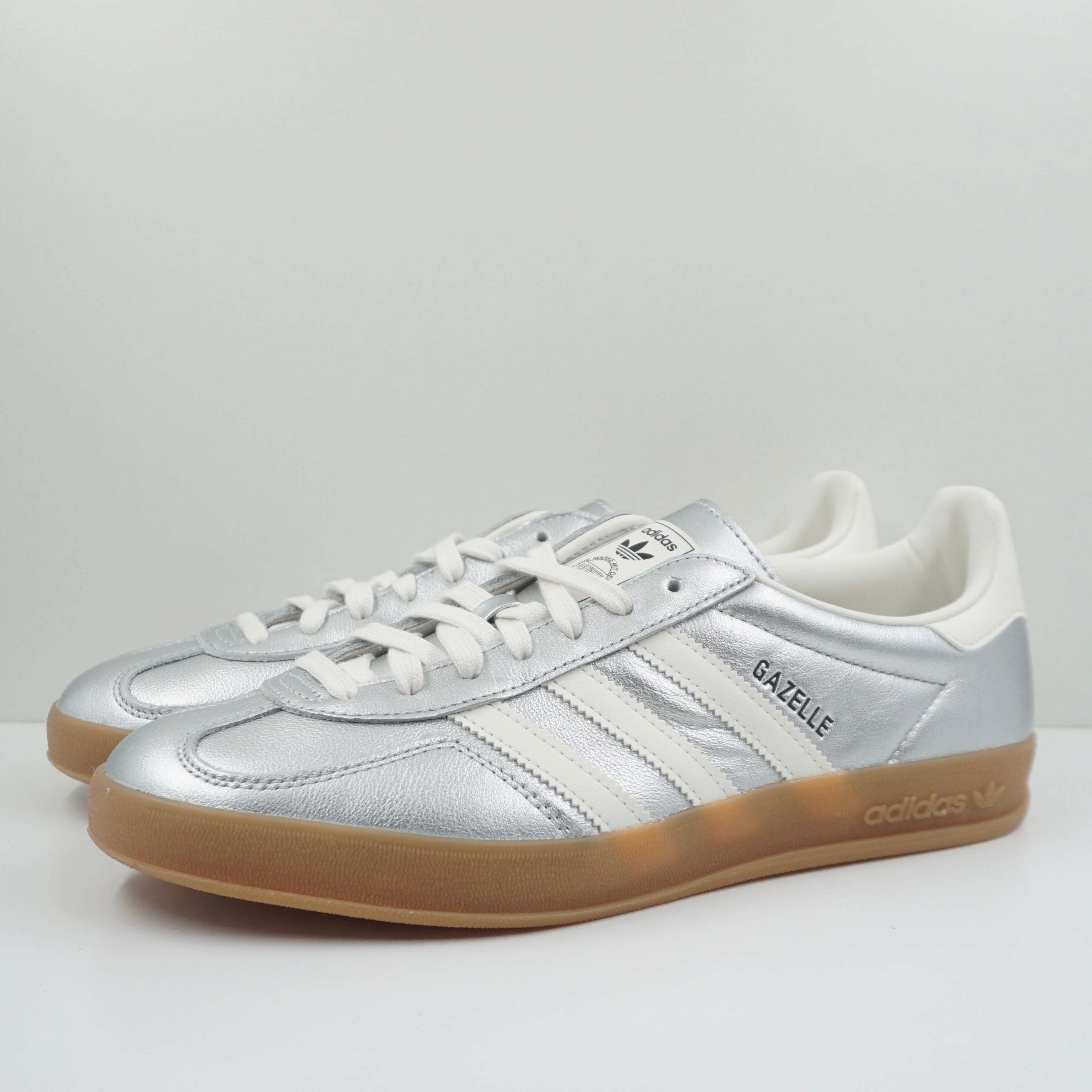 Adidas Gazelle Indoor Silver Metallic Core White