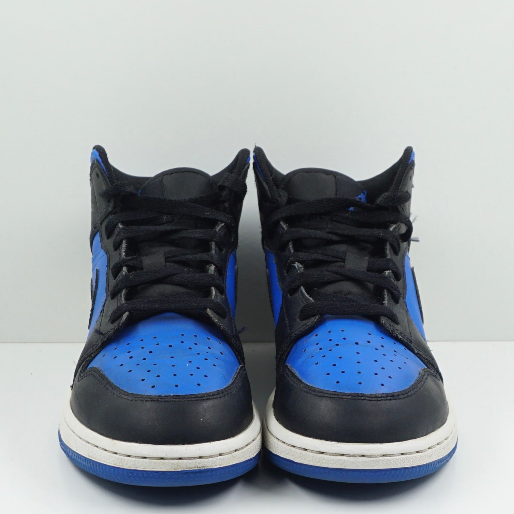 Jordan 1 Mid Black Royal Blue (GS)