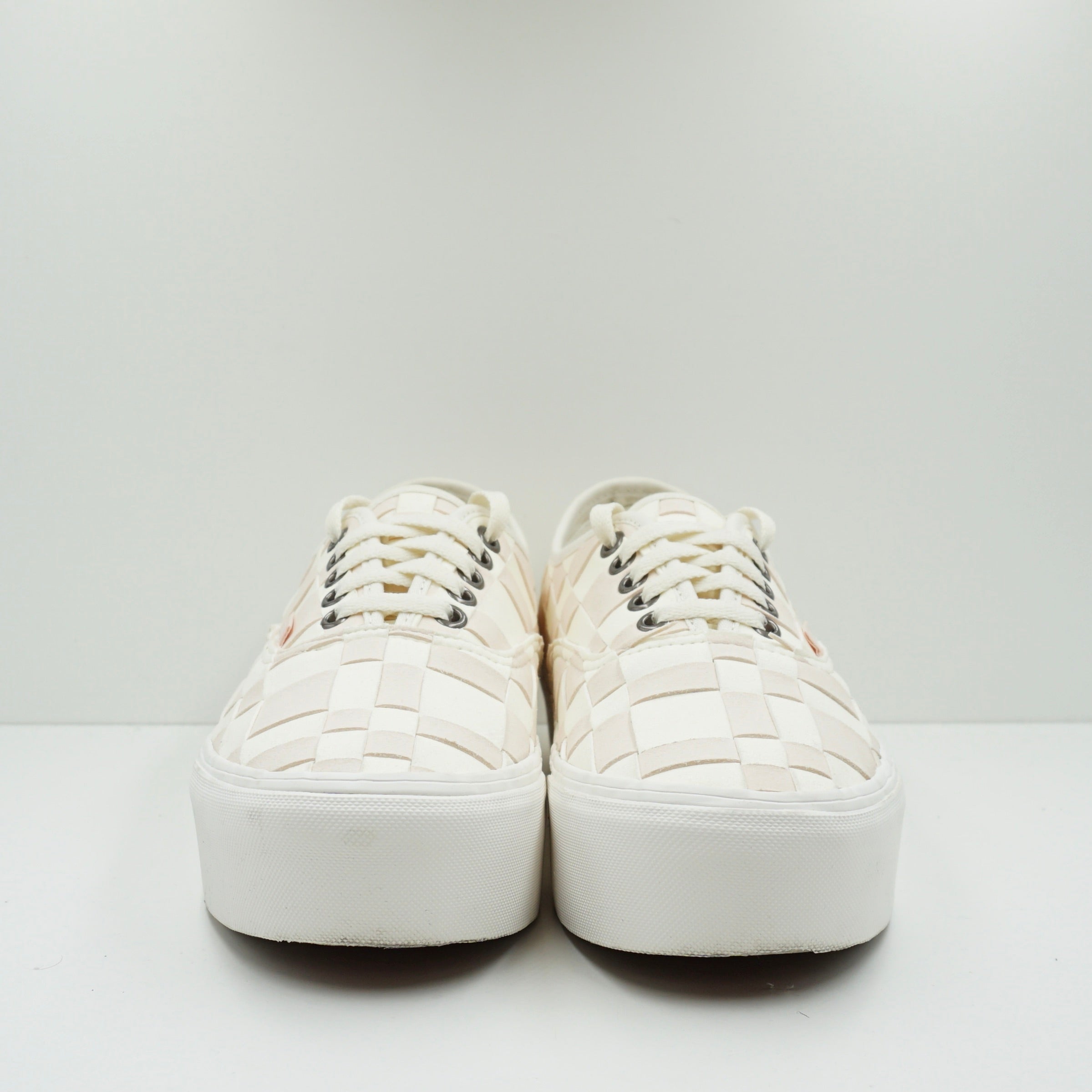 Vans Authentic Stackform Woven White Pink