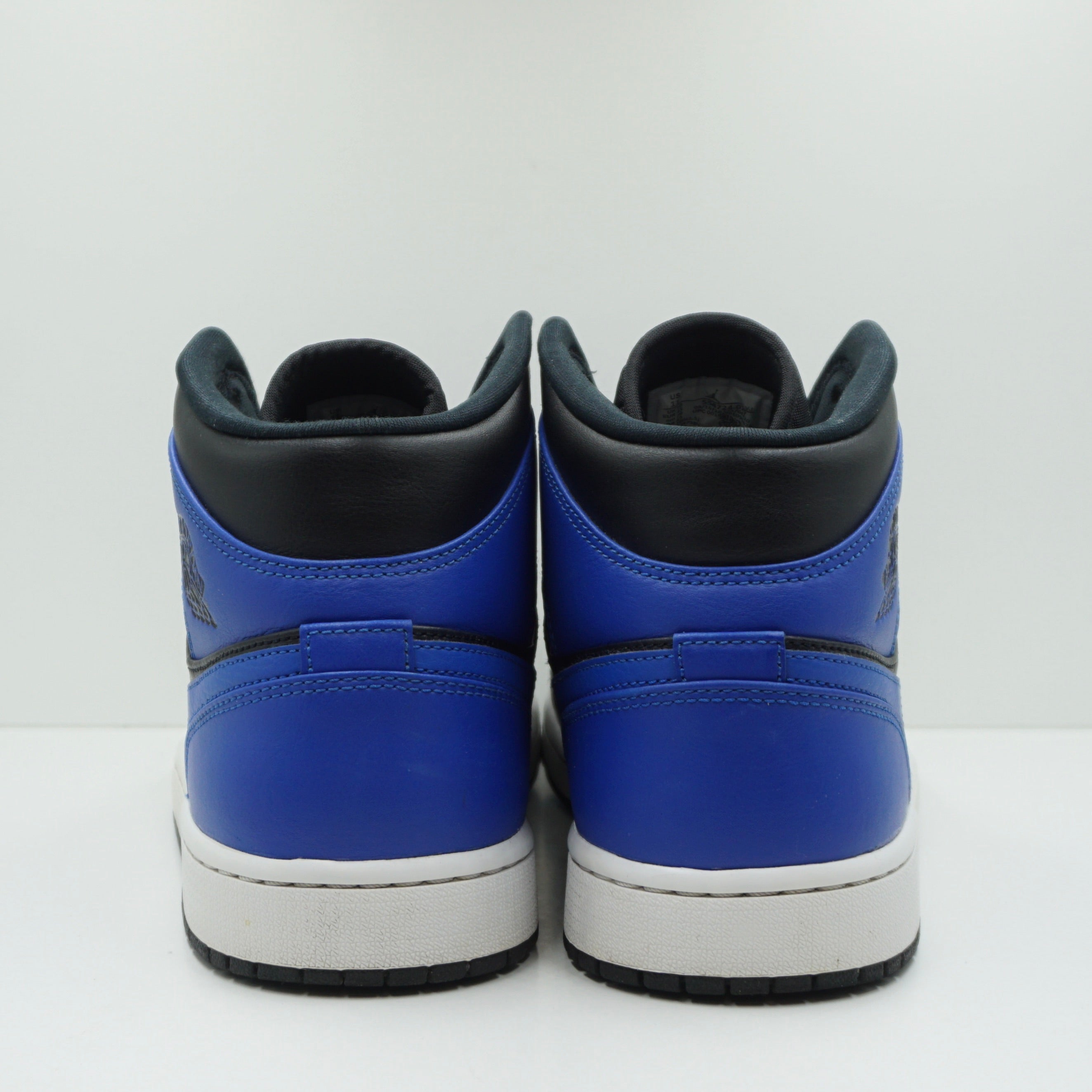 Jordan 1 Mid Hyper Royal Tumbled Leather