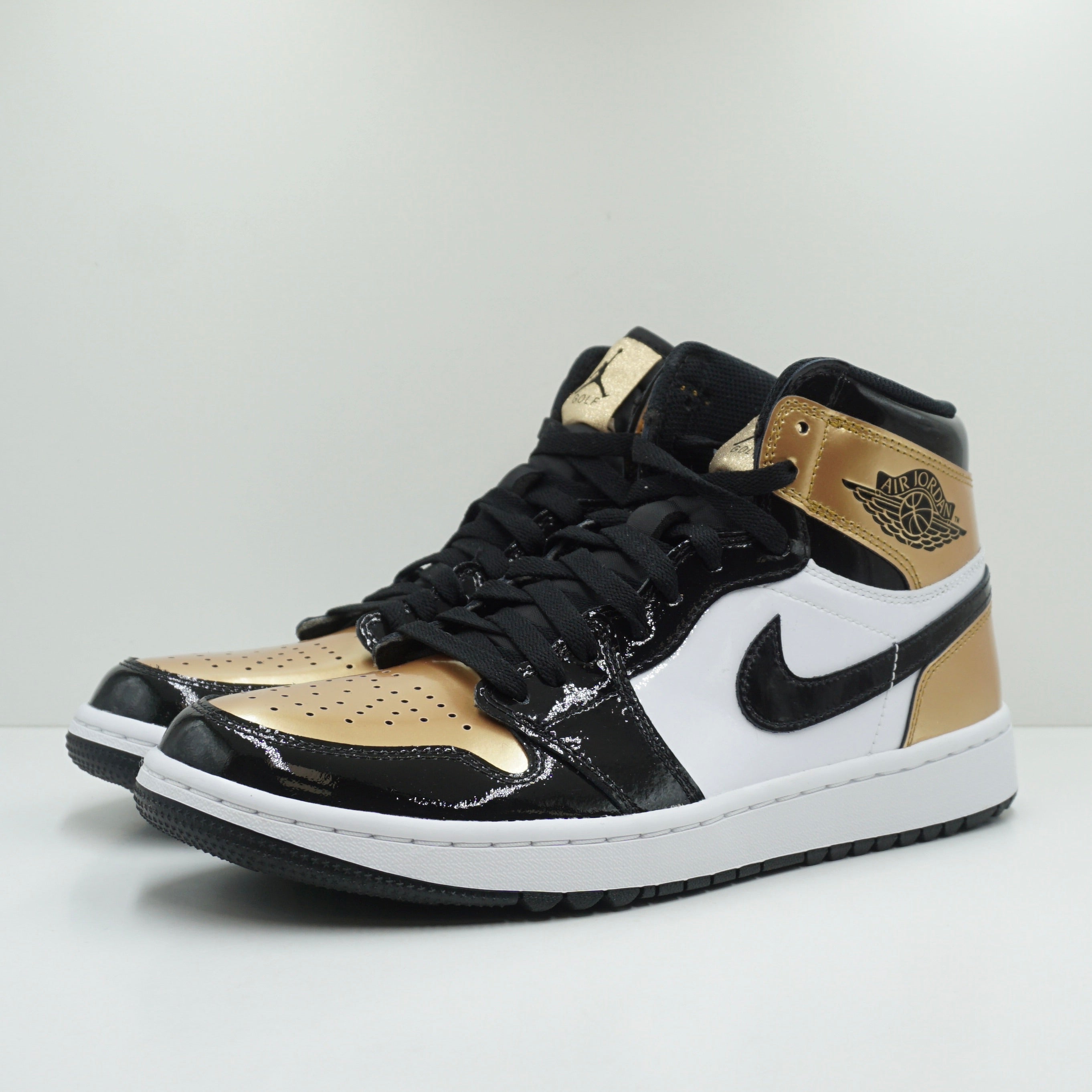 Jordan 1 Retro High Golf Patent Gold Toe