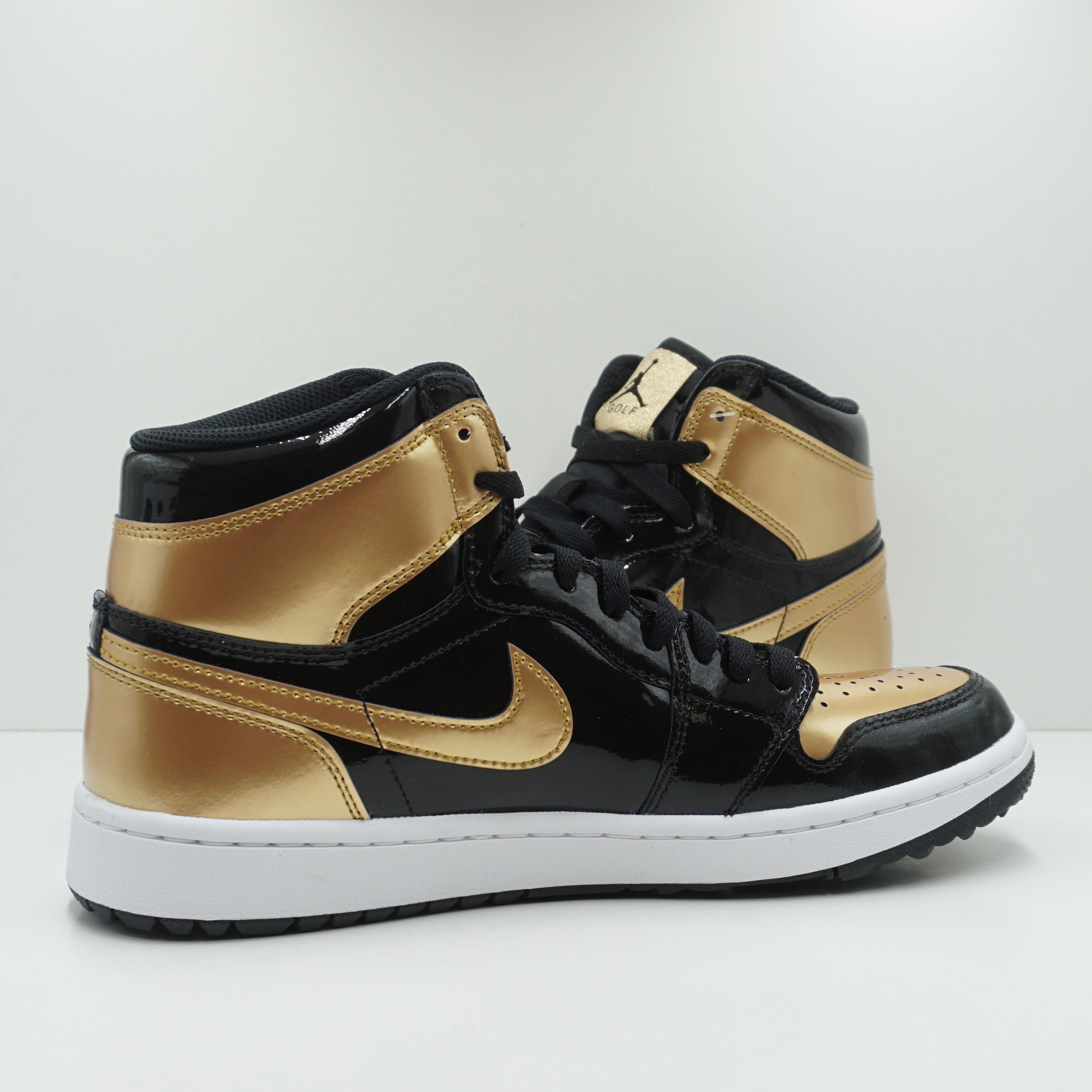Jordan 1 Retro High Golf Patent Gold Toe
