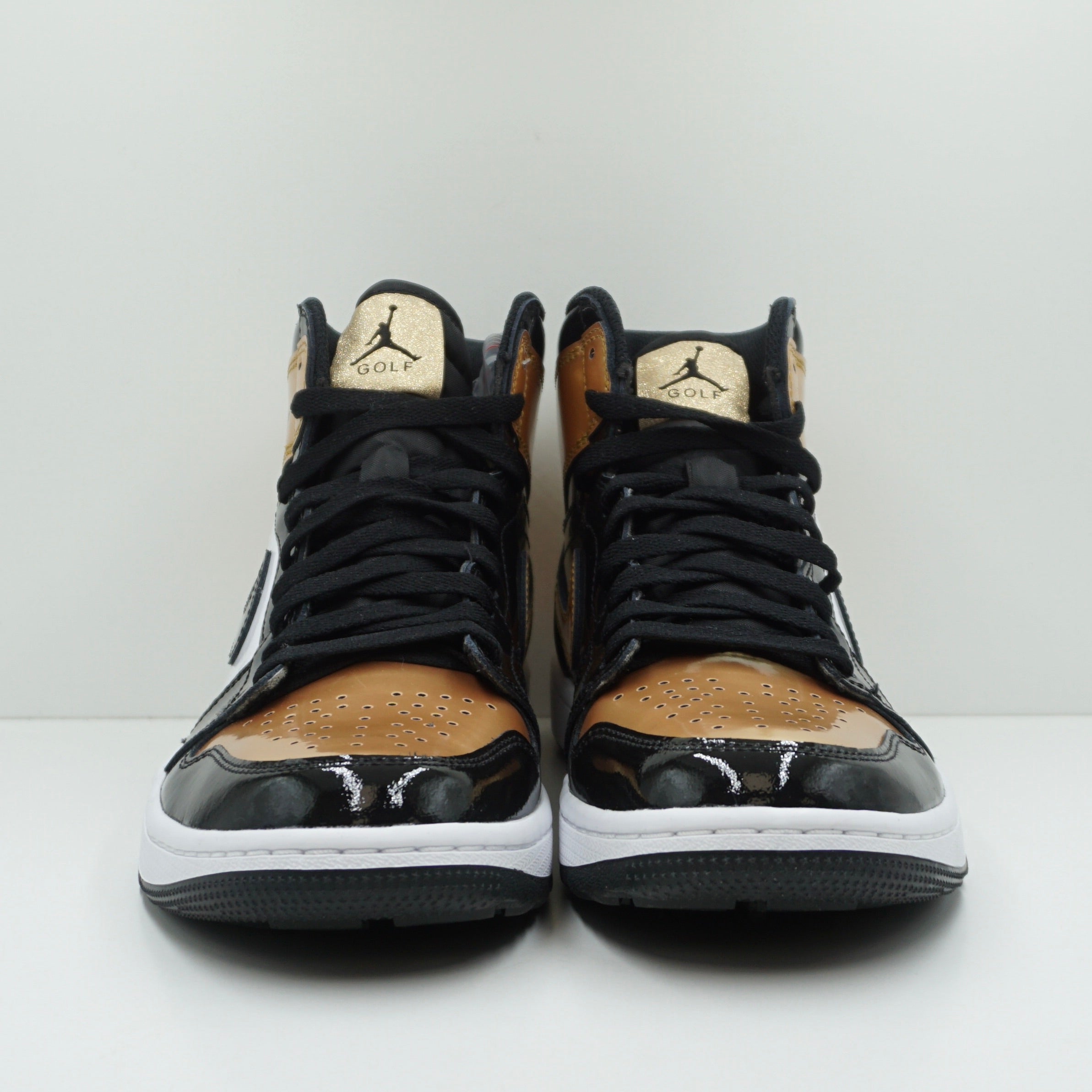 Jordan 1 Retro High Golf Patent Gold Toe
