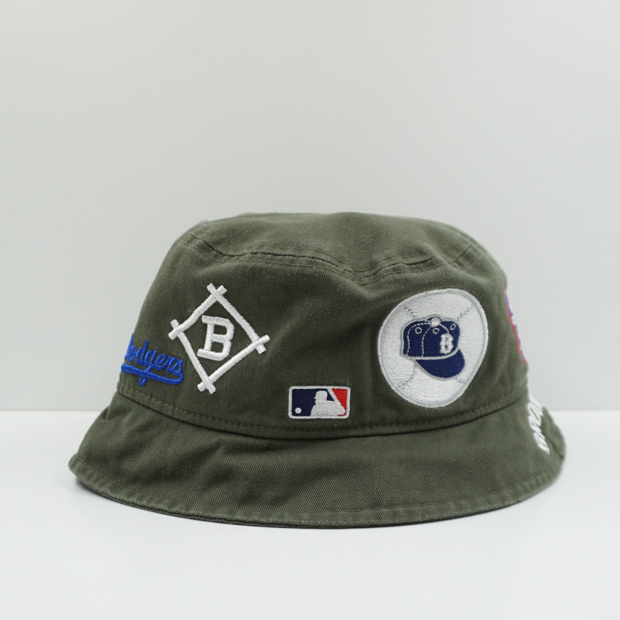 Brooklyn Dodgers Cooperstown Green Bucket Hat Used