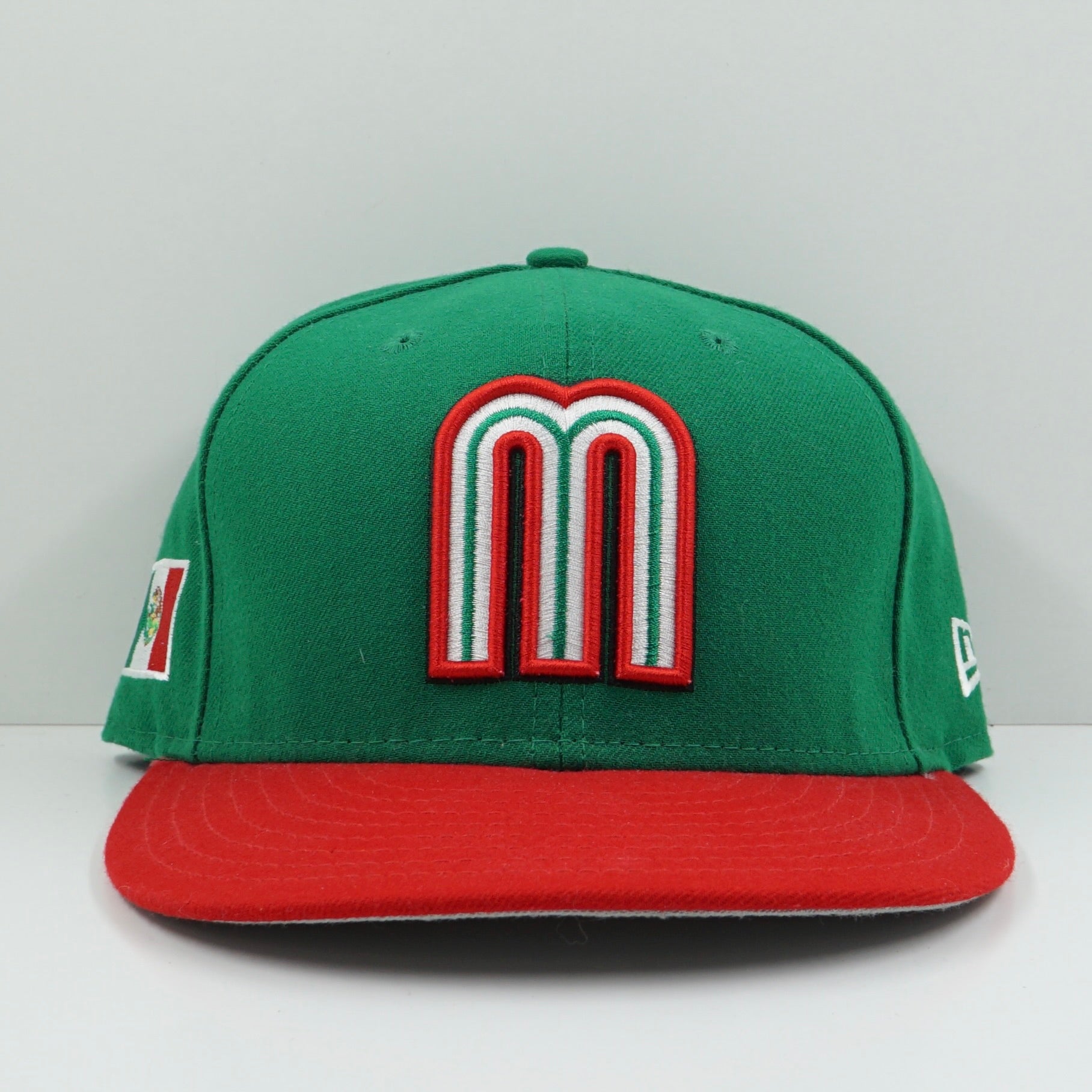 New Era World Baseball Classic Mexico Green Red Fitted Cap