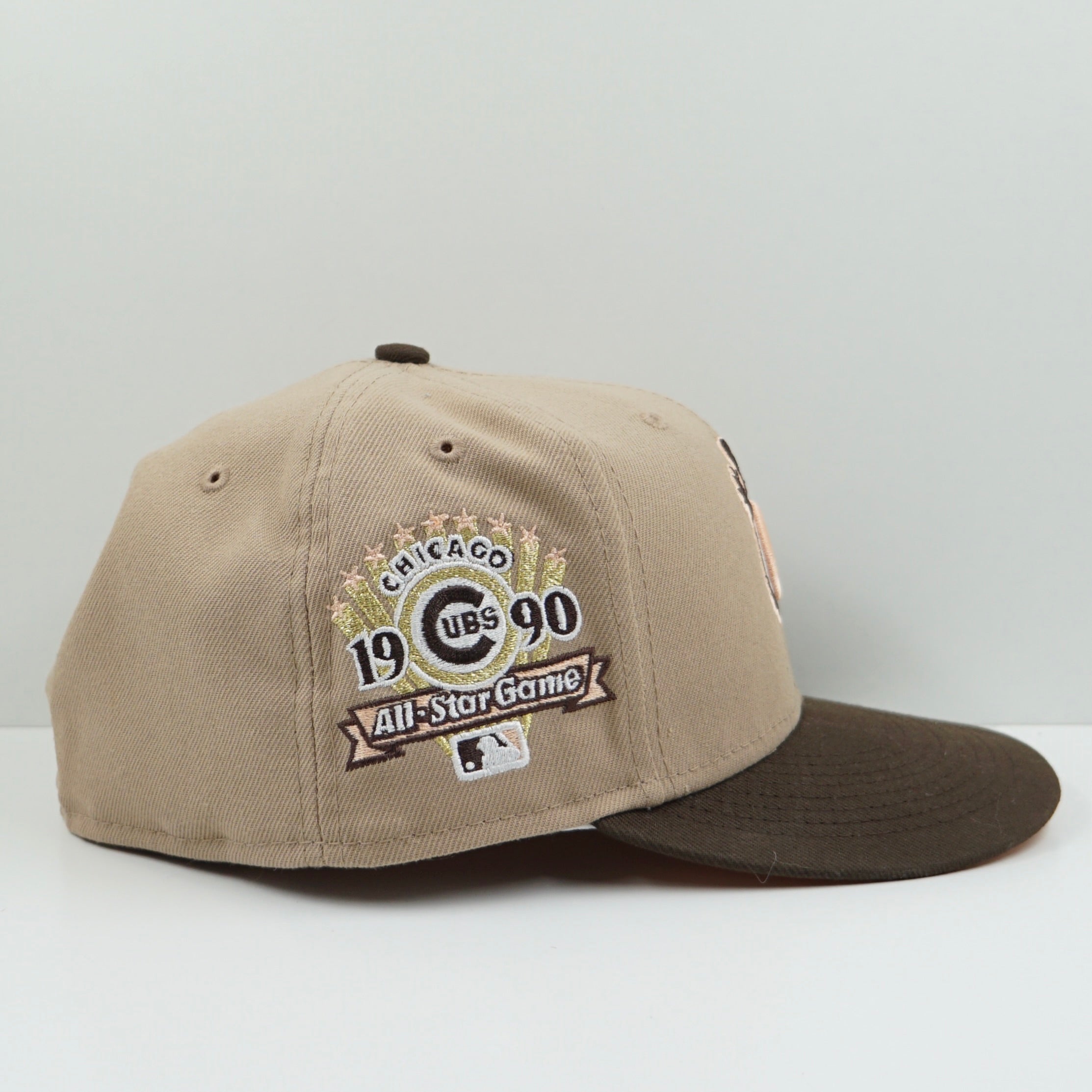 New Era Cooperstown Collection Chicago Cubs Brown Beige Fitted Cap