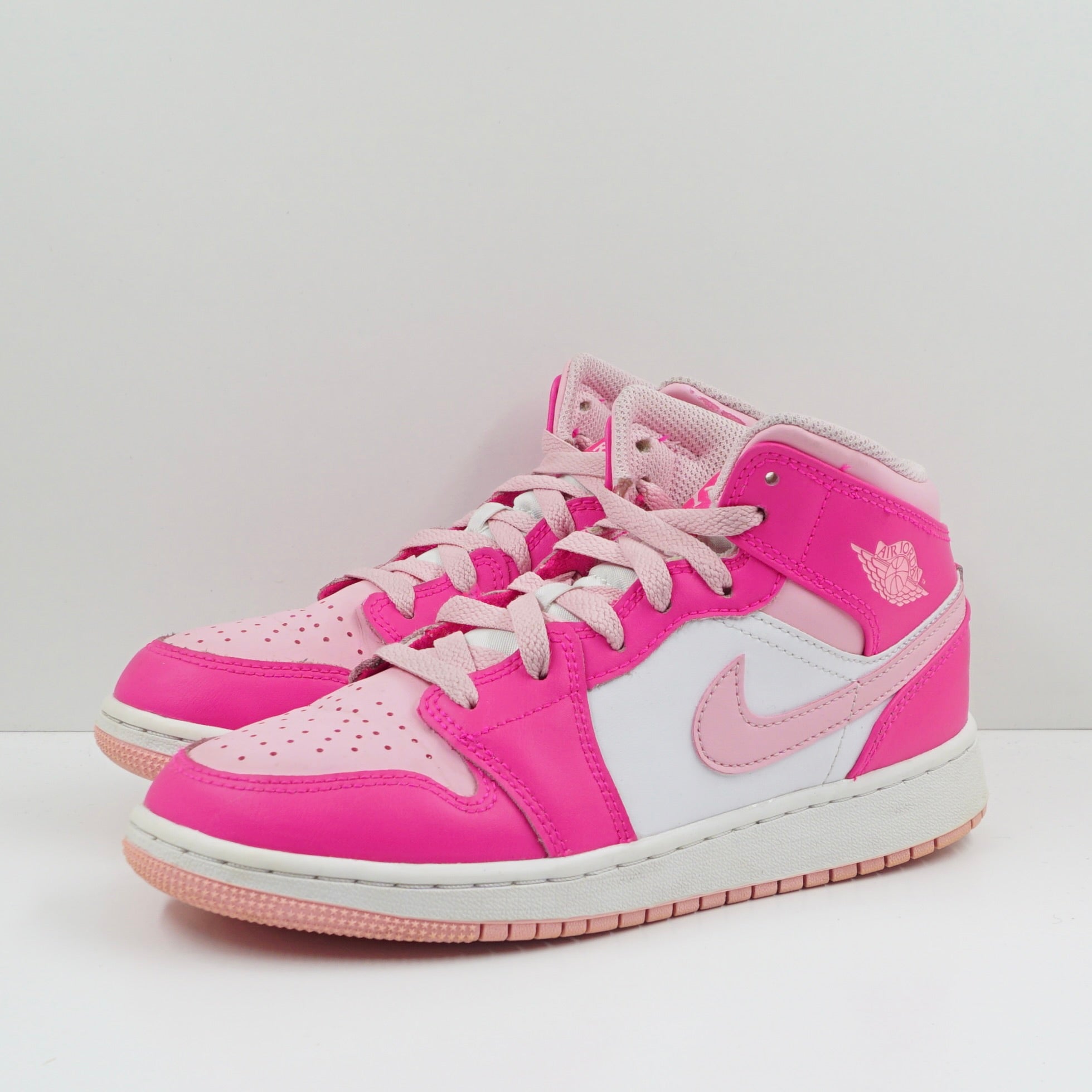 Jordan 1 Mid Fierce Pink (GS)