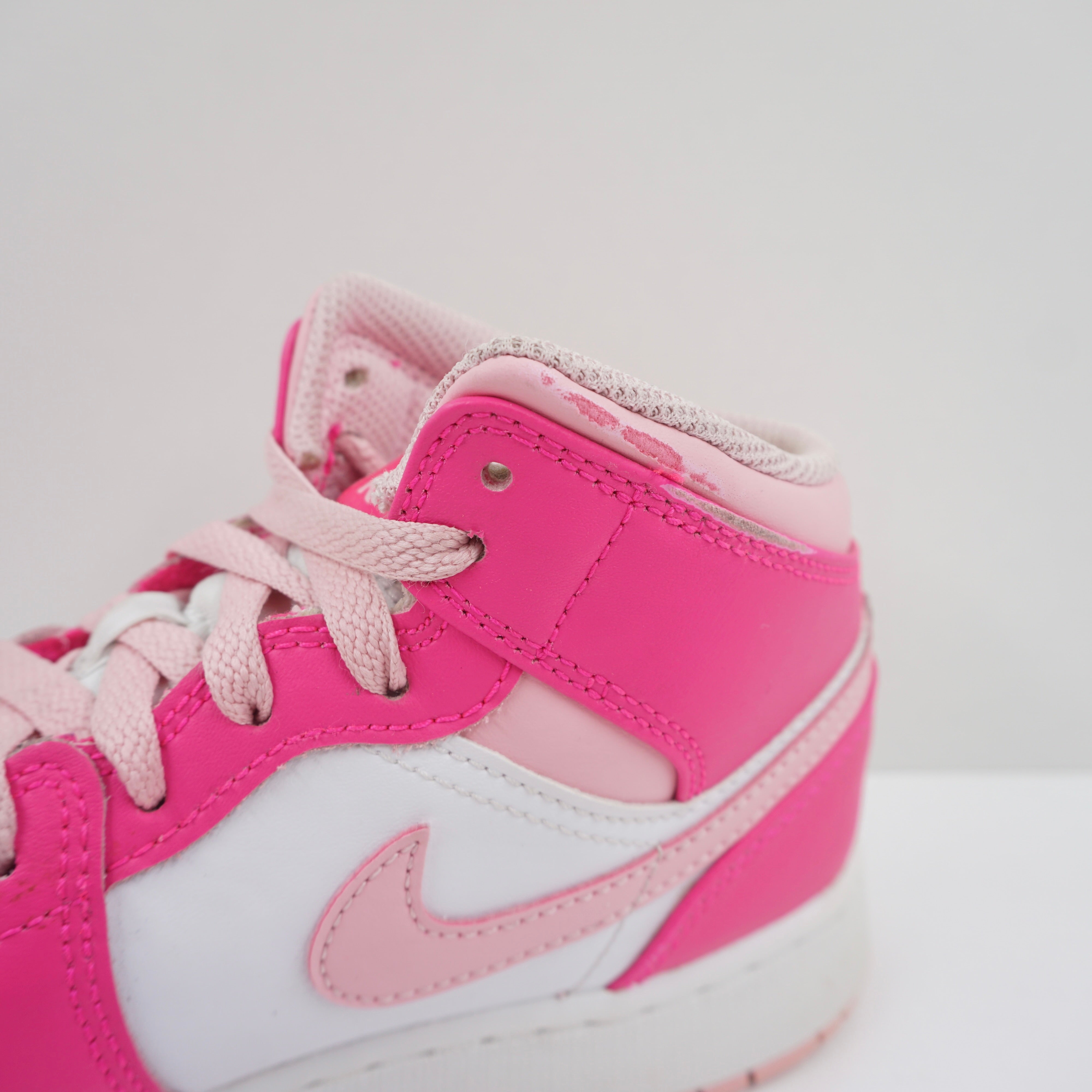 Jordan 1 Mid Fierce Pink (GS)