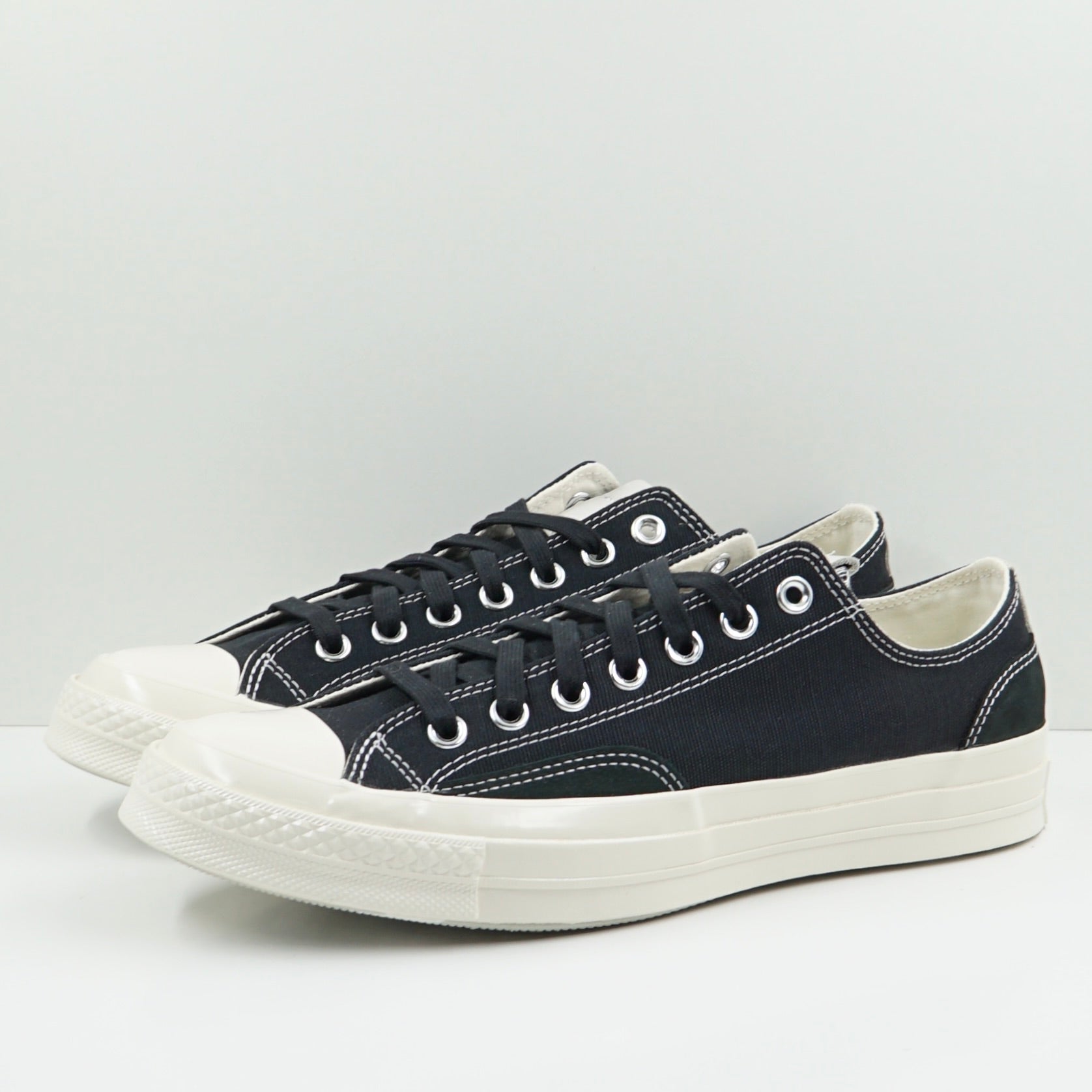 Converse Chuck 70 OX Canvas & Suede Total Eclipse Black