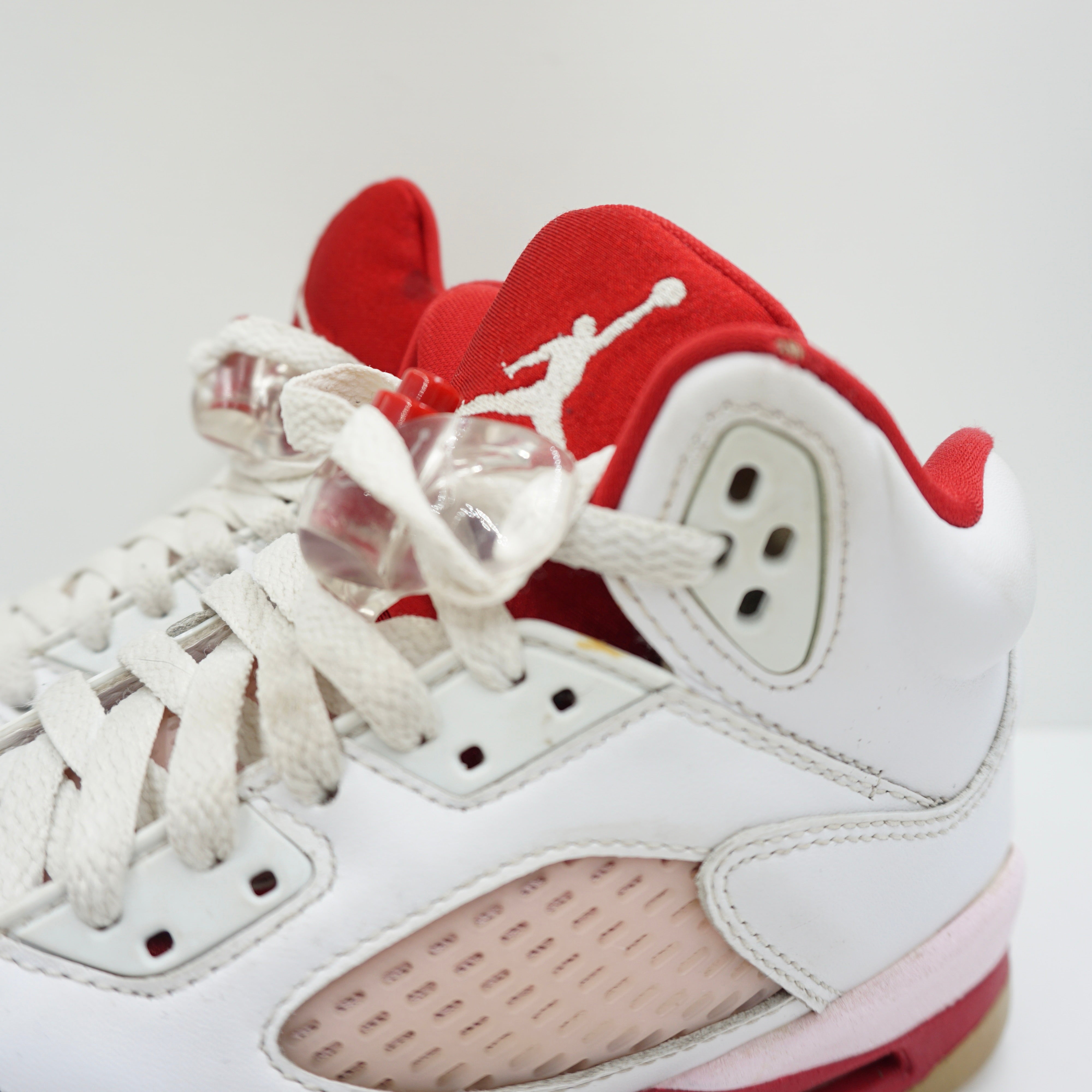 Jordan 5 Retro White Pink Red (GS)