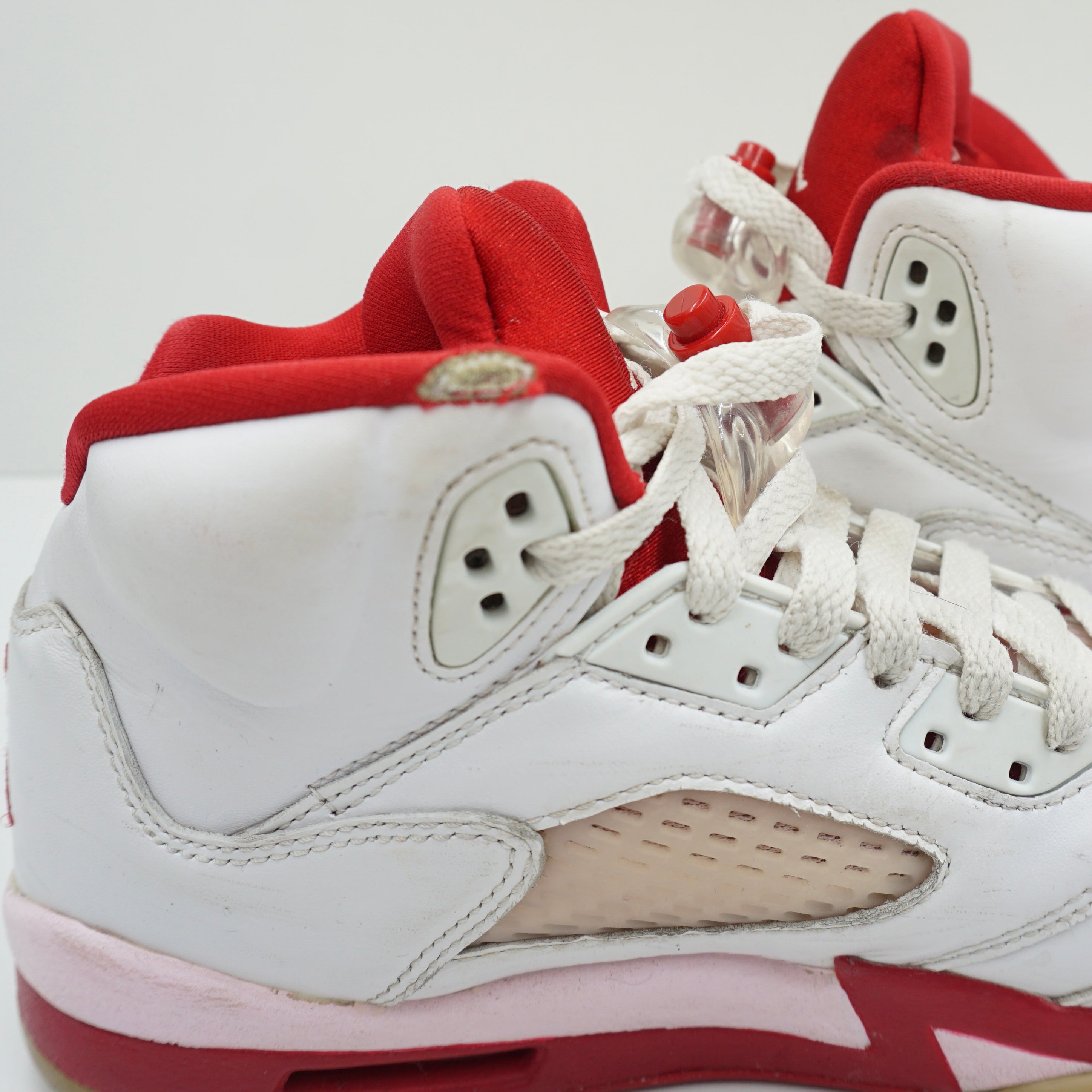 Jordan 5 Retro White Pink Red (GS)
