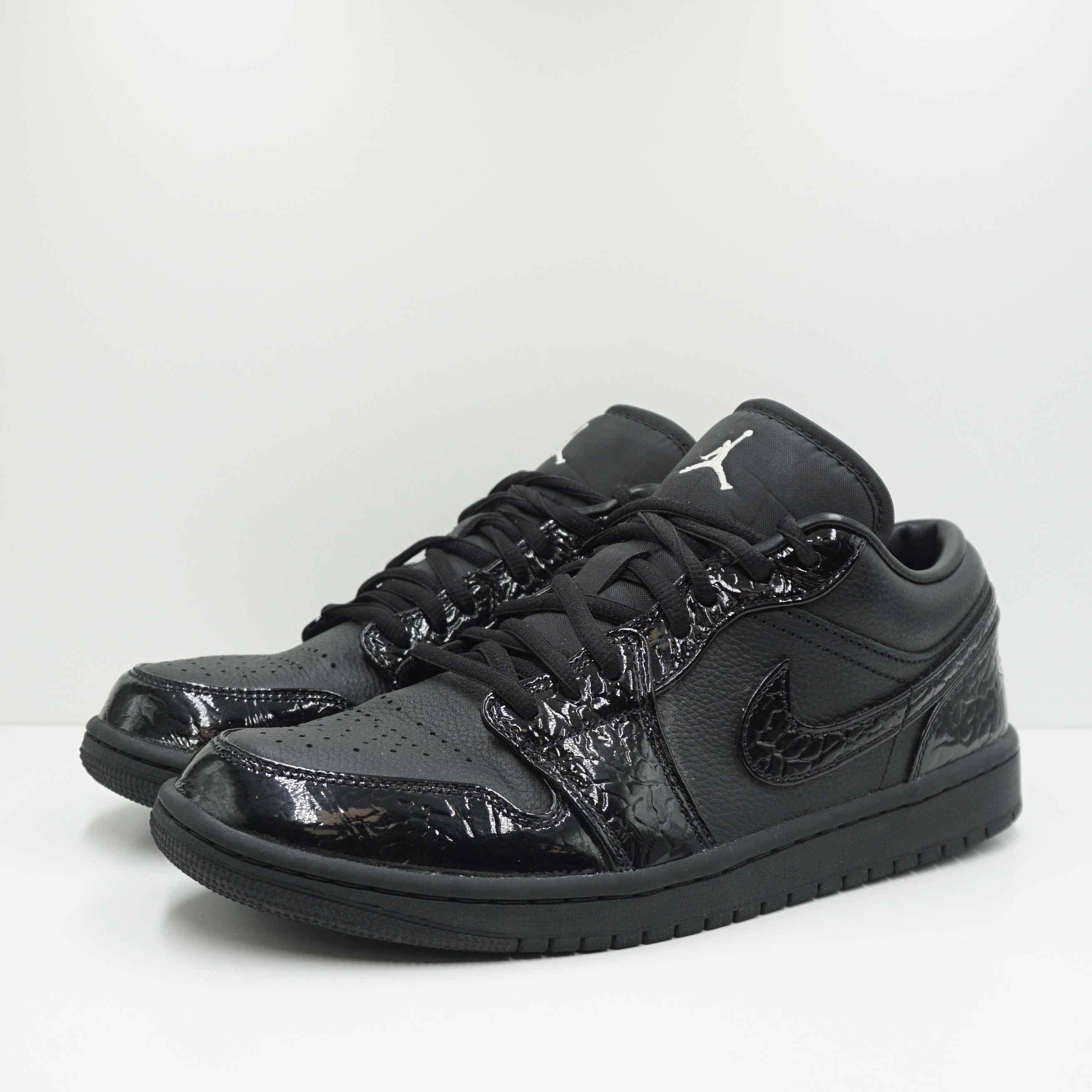 Jordan 1 Low SE Patent Elephant Black (W)