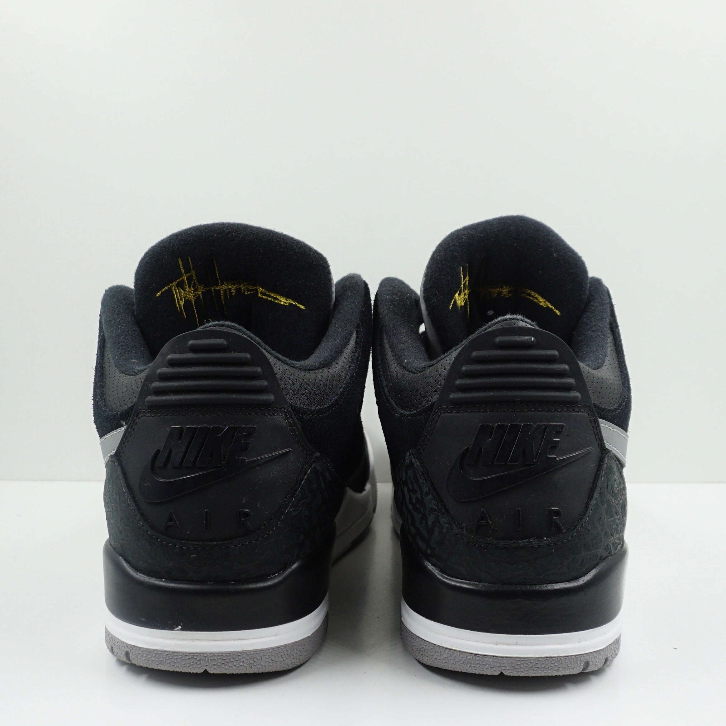 Jordan 3 Retro Tinker Black Cement Gold