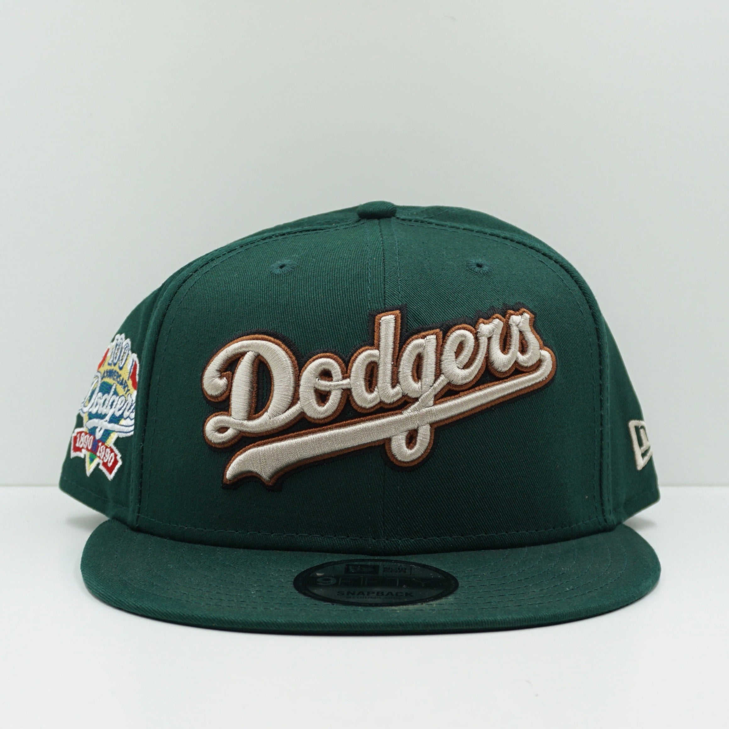 New Era Los Angeles Dodgers Green Brown Snapback Cap