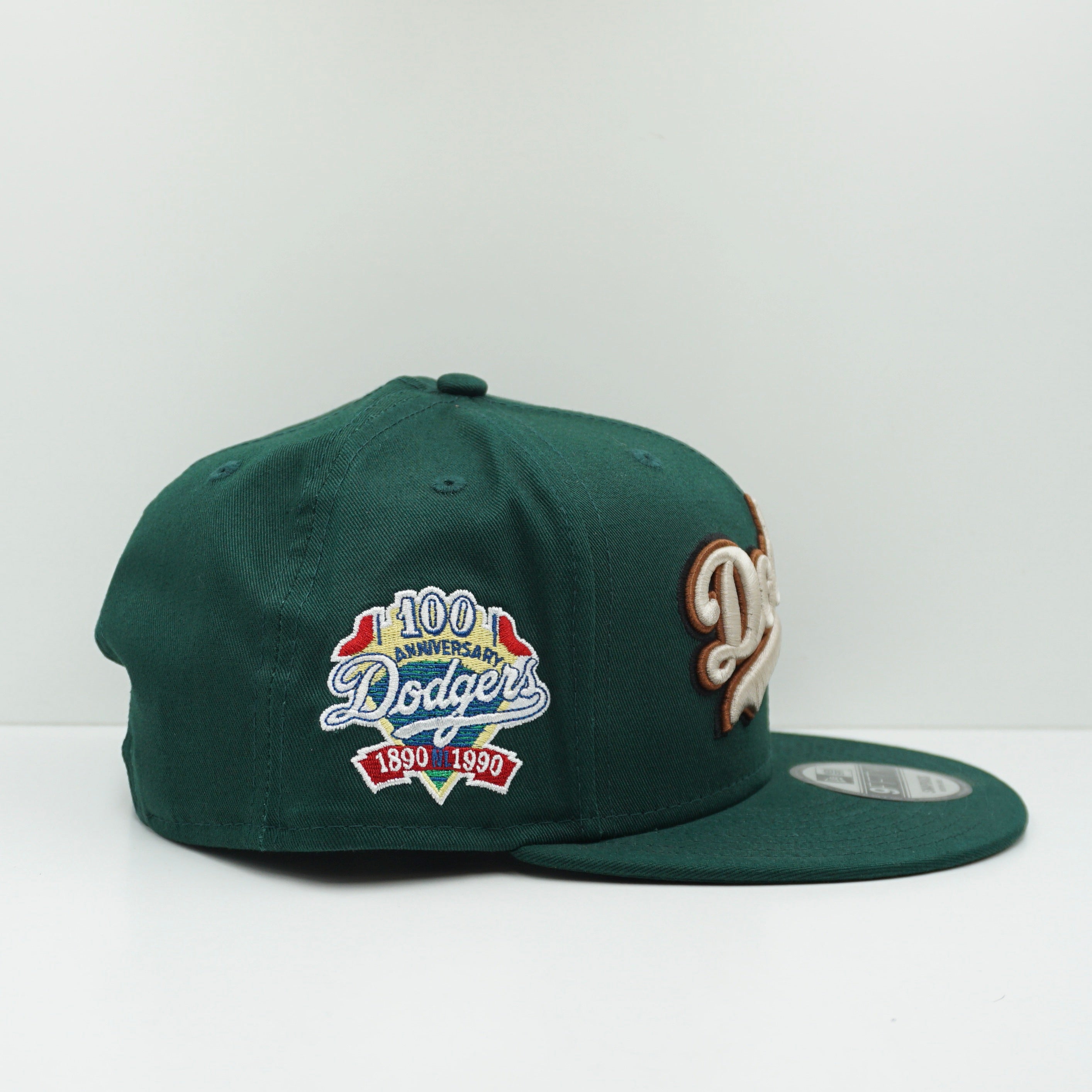 New Era Los Angeles Dodgers Green Brown Snapback Cap