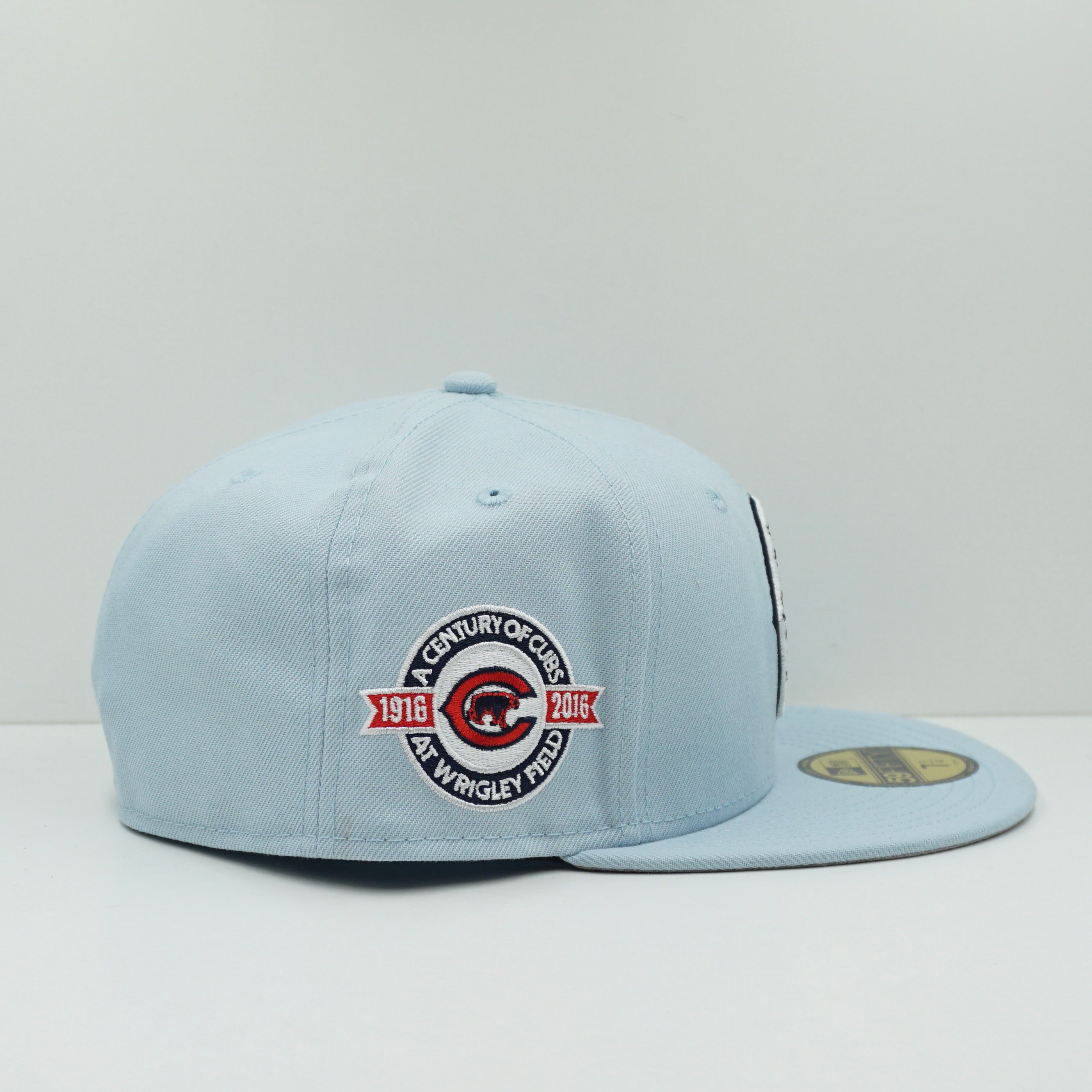 New Era Cooperstown Chicago Cubs Light Blue Fitted Cap