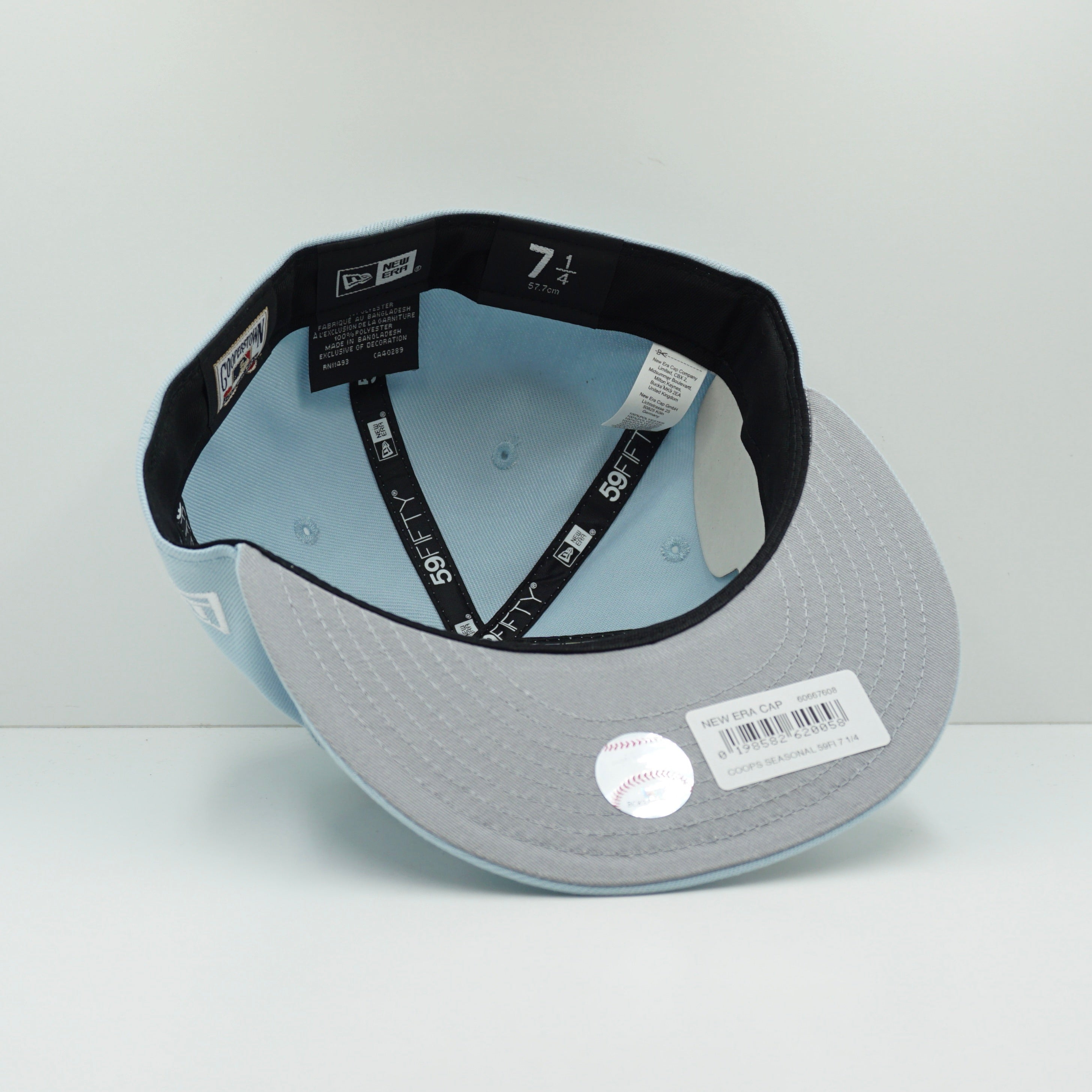 New Era Cincinnati Reds Light Blue Fitted Cap